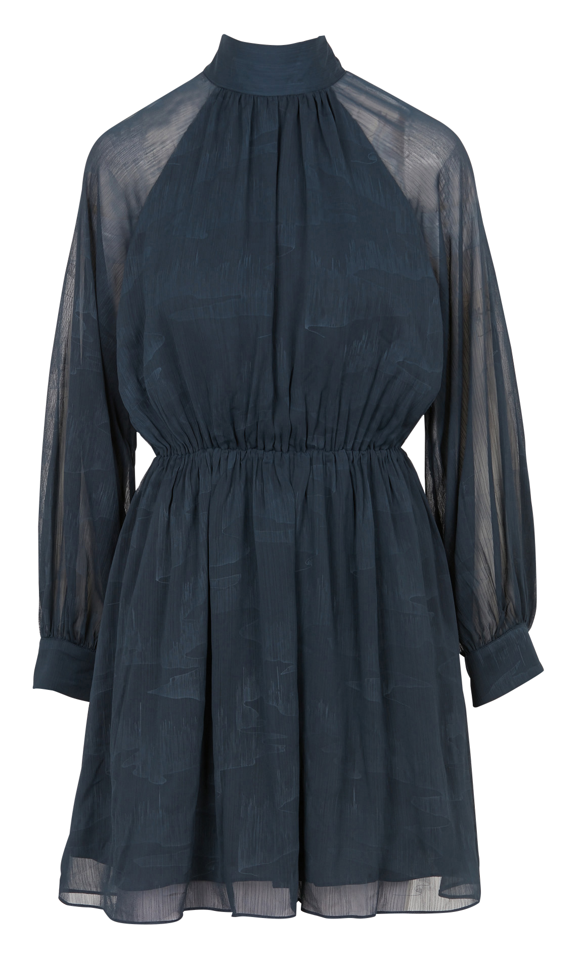 Robe courte cintrée à encolure V SAMSOE SAMSOE Bleu