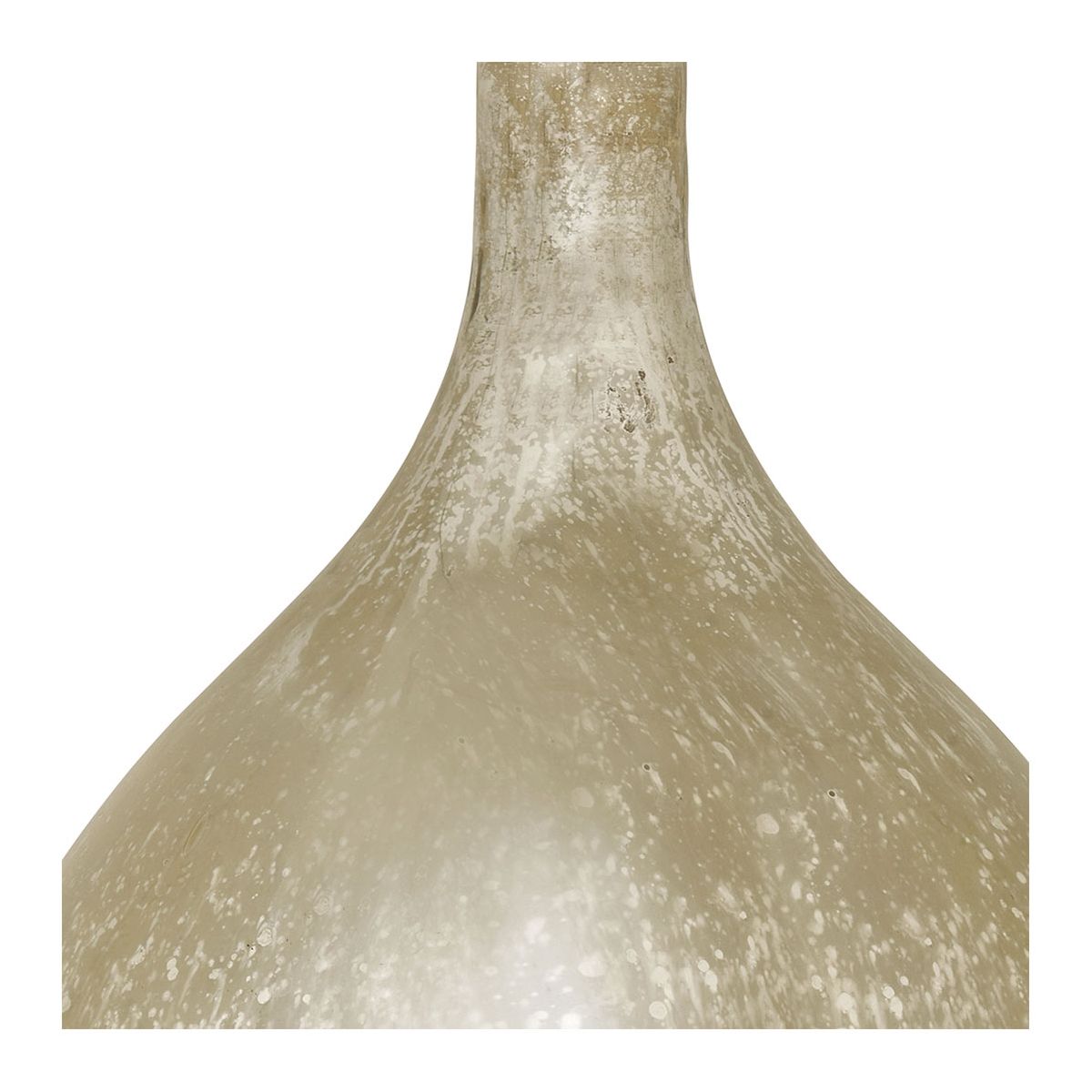 Mercury glass carboy vase BLANC D'IVOIRE Yellow