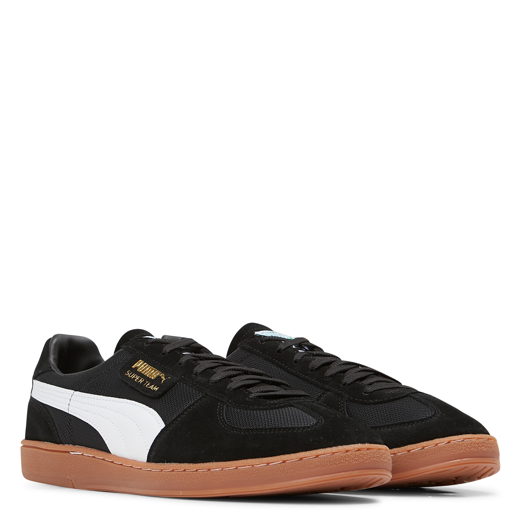 Lace-up low-top trainers Black