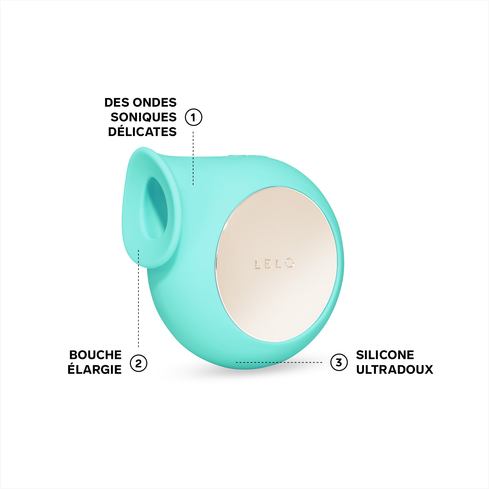 Sonic clitoral stimulator LELO Bleu