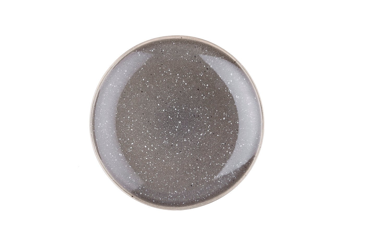 Stellar concrete gray ø22cm plate - 6 pieces BJORN Grey