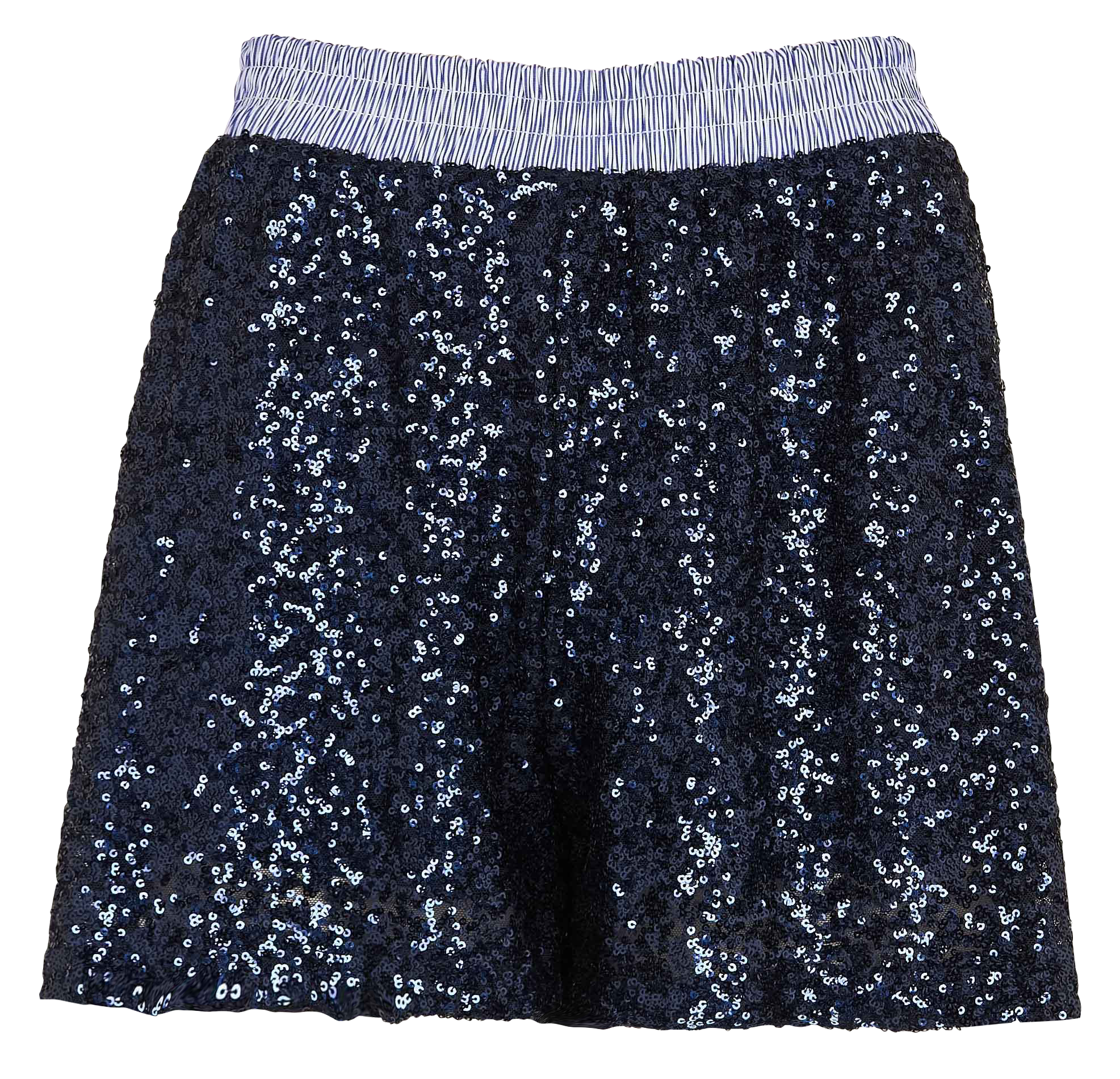 High-waisted sequin shorts IMPERIAL Blue
