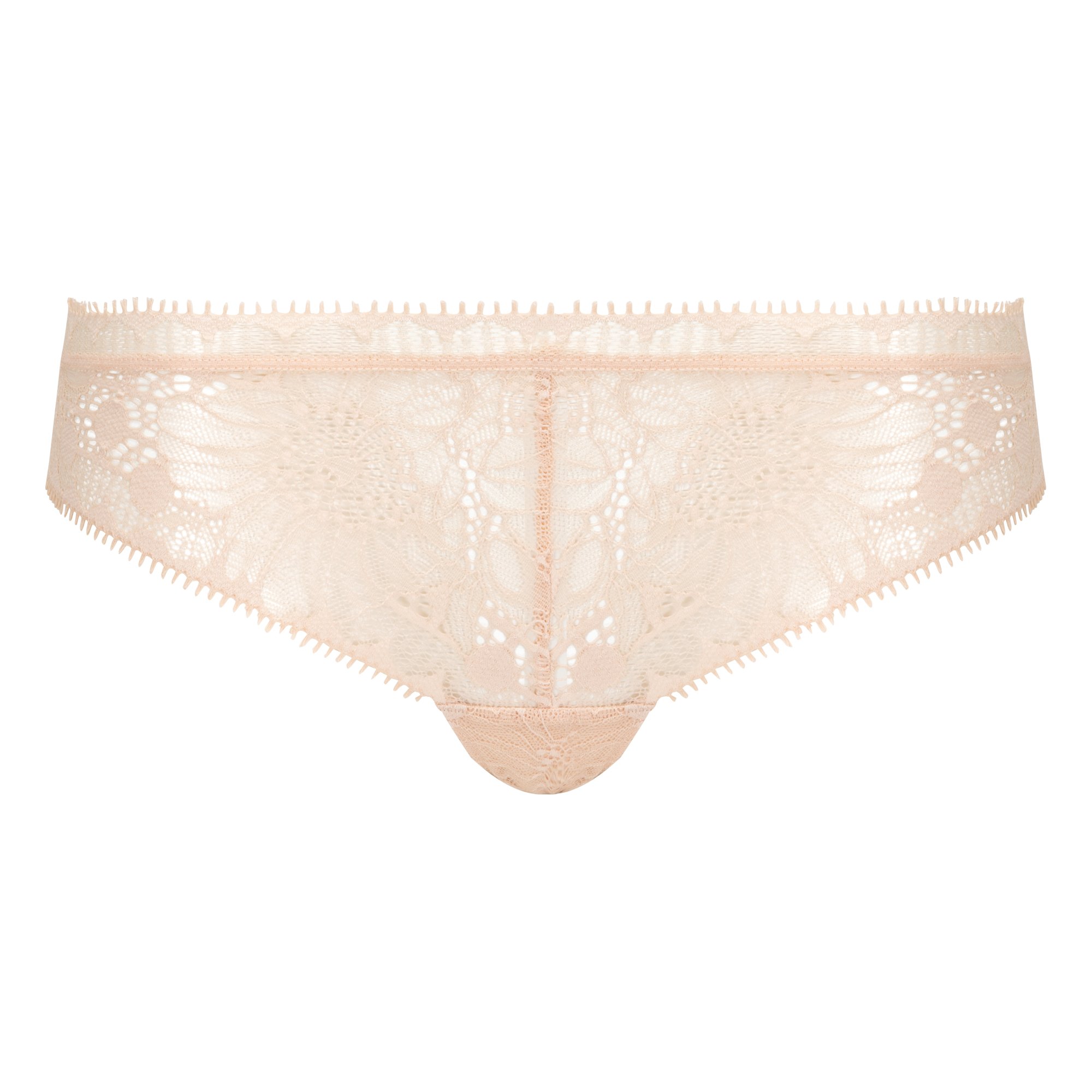 Aventurine lace tanga CHANTELLE Beige