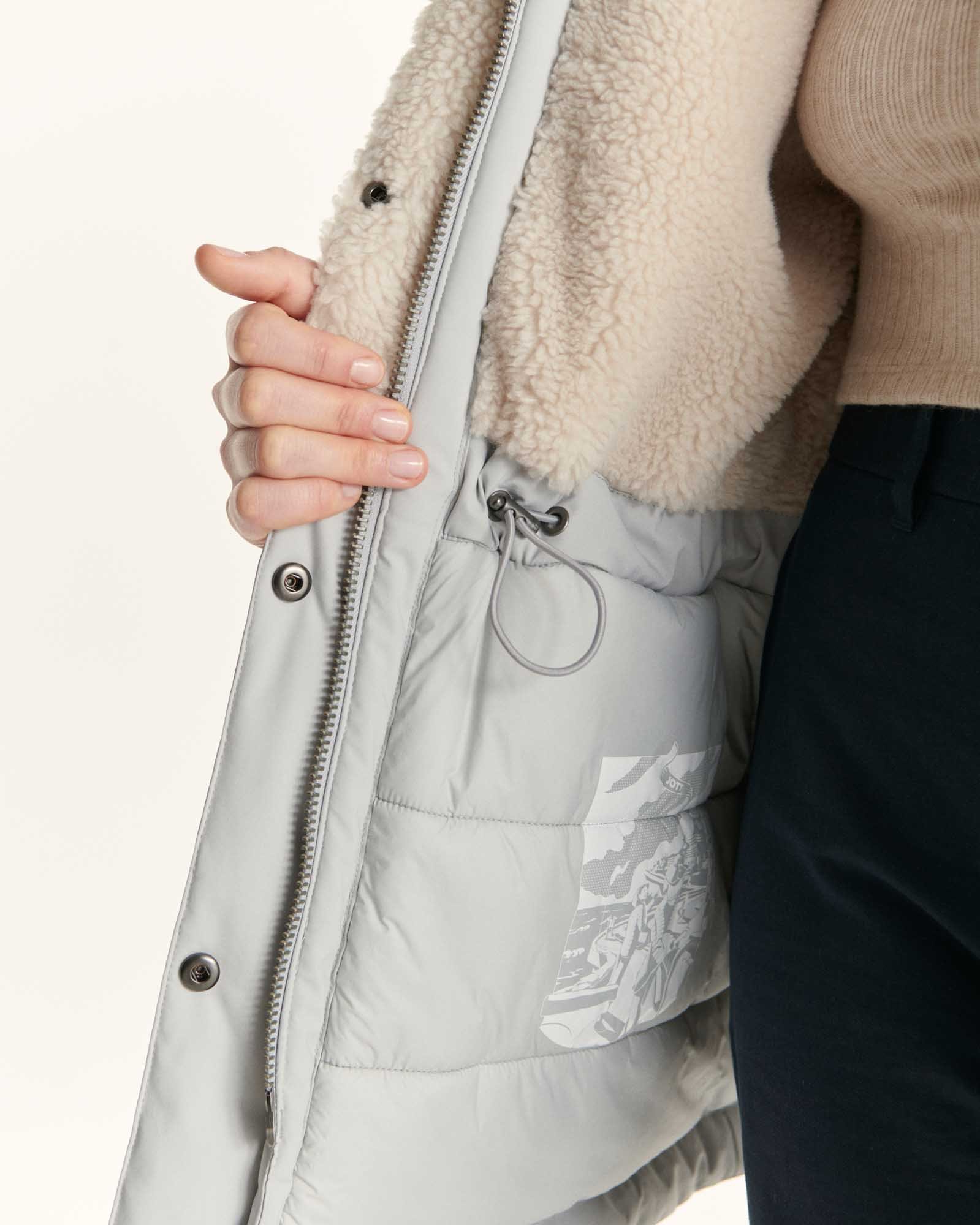 Taiga hooded extreme cold parka JOTT Grey