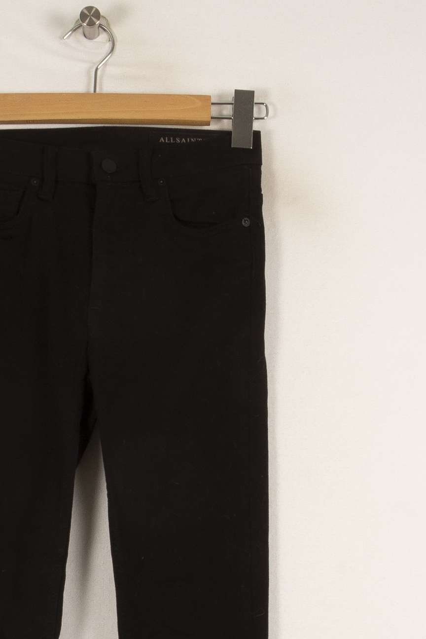 Cropped slim jeans with studs ALLSAINTS - Seconde main Black