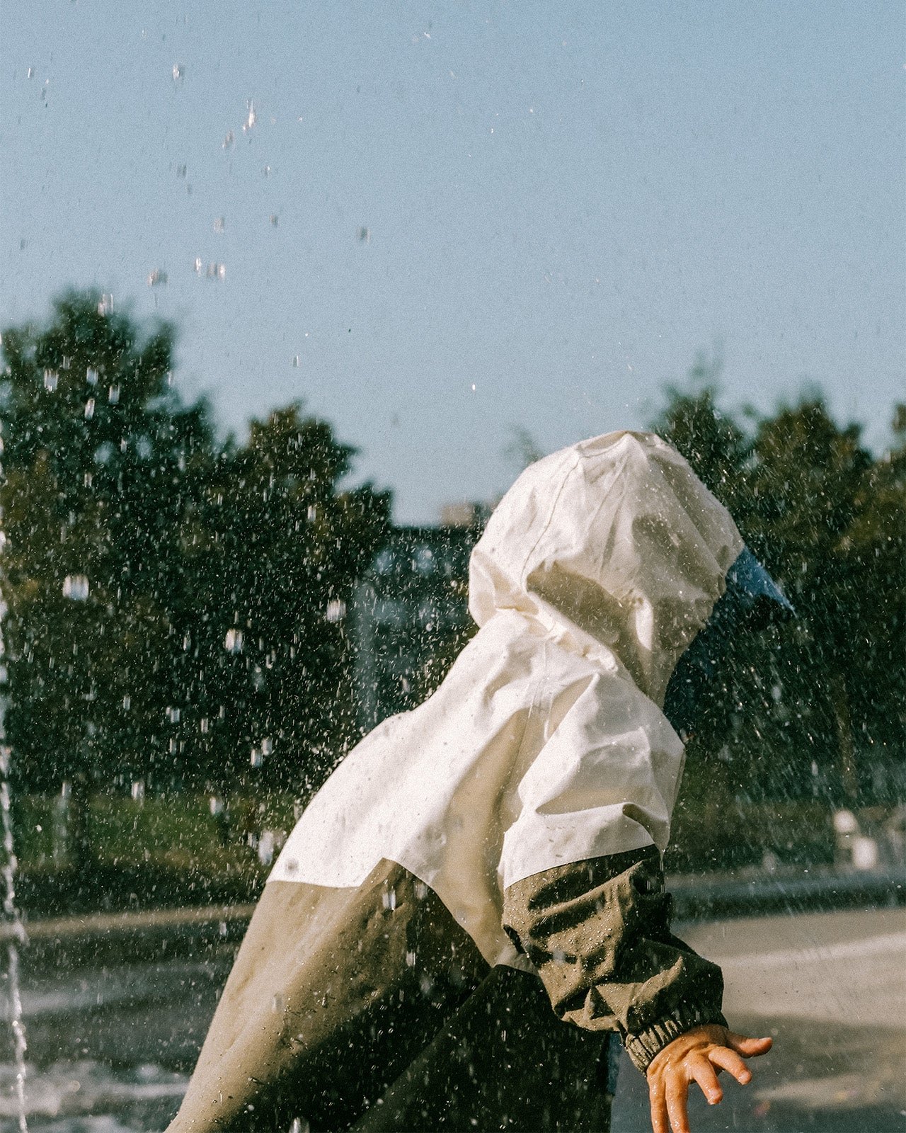 The khaki rain cape EMOI EMOI Green