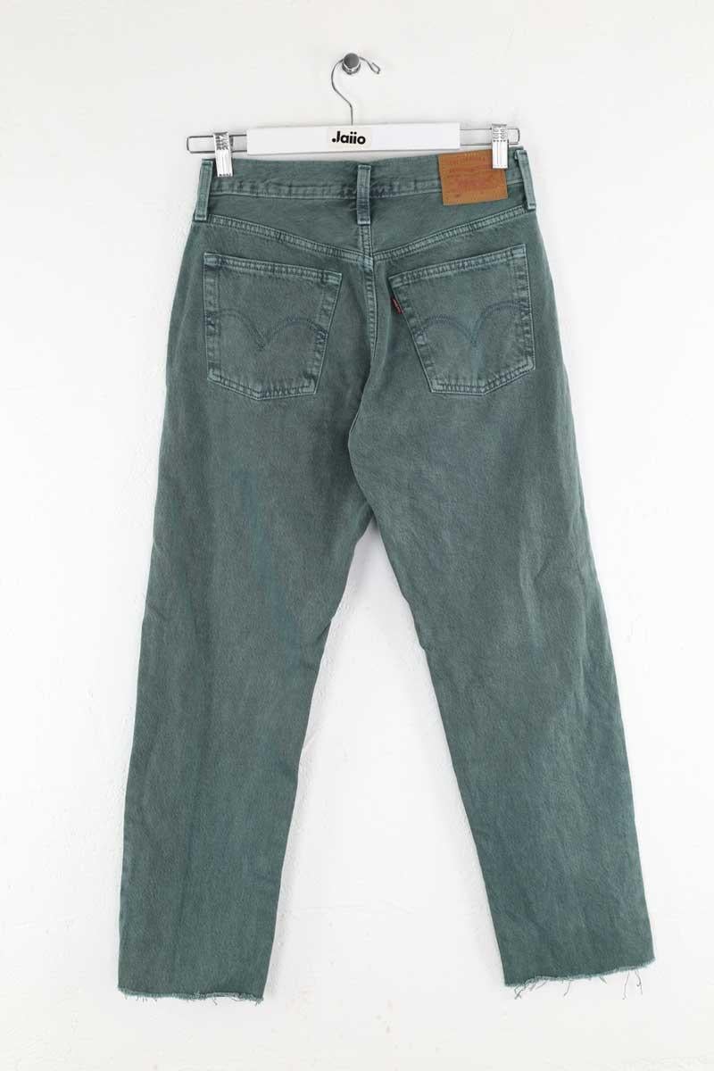 Cotton straight jeans LEVI'S - Seconde main Green