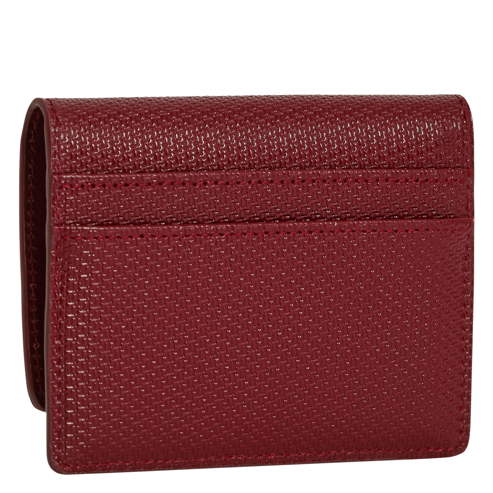 Porte-cartes en cuir LE TANNEUR Rouge