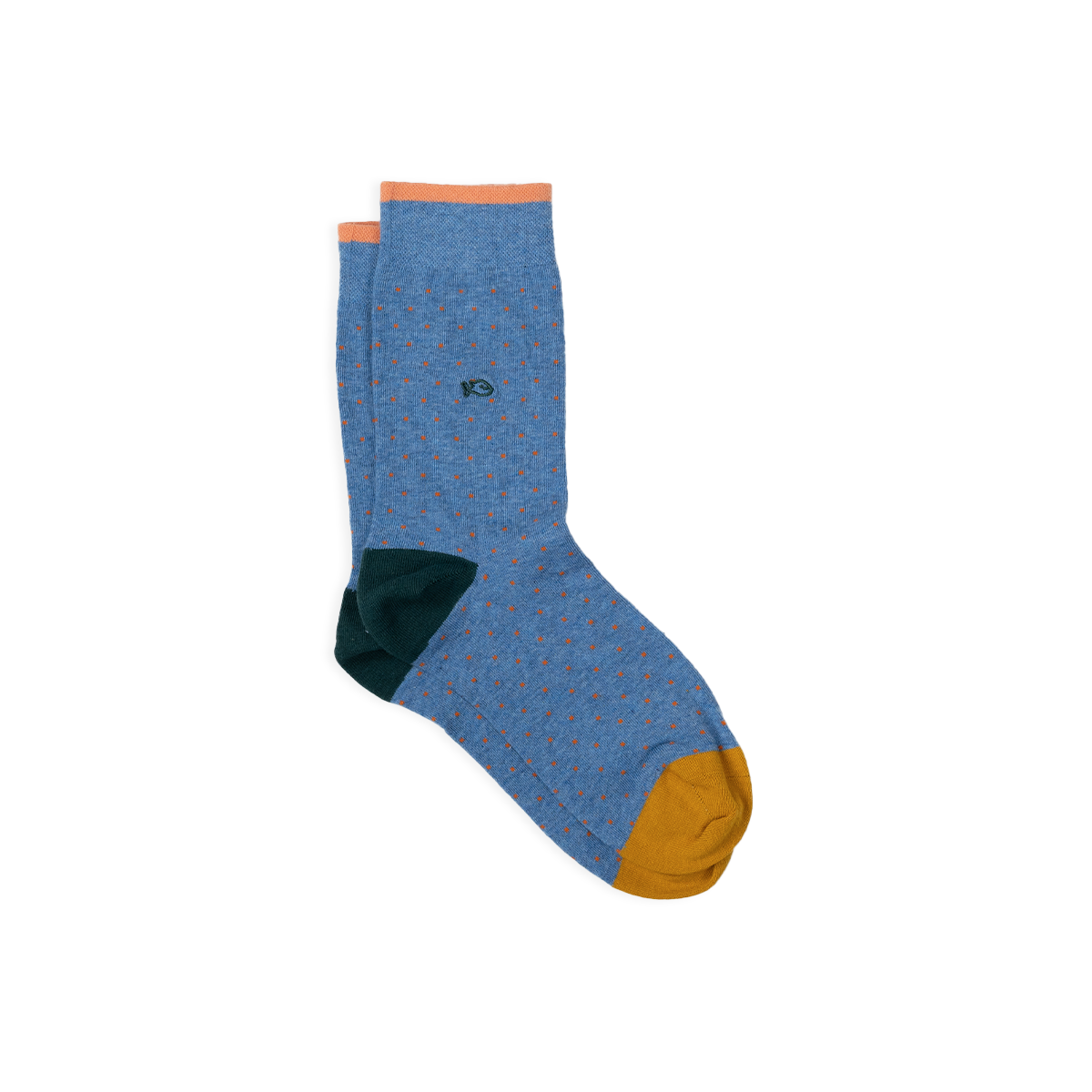 Combed cotton socks with polka dots BILLYBELT
