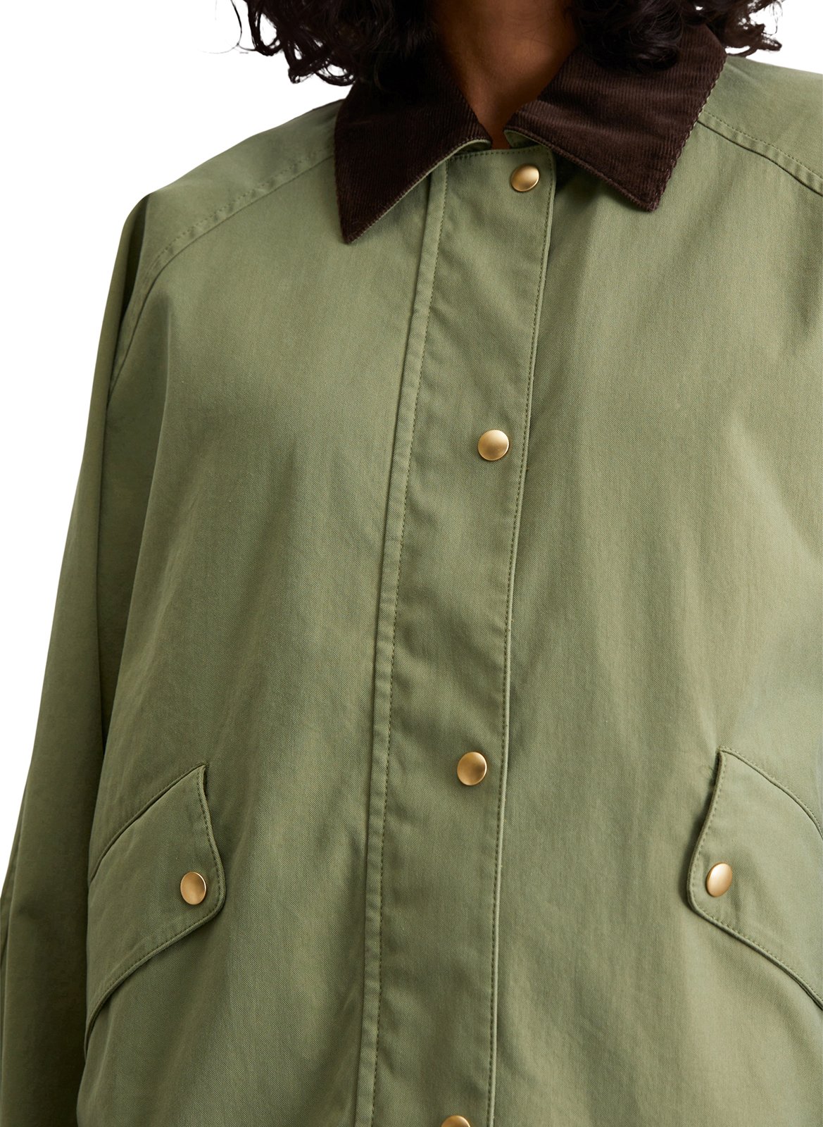 Veste col classique en coton mélangé MARC O&#039;POLO Vert