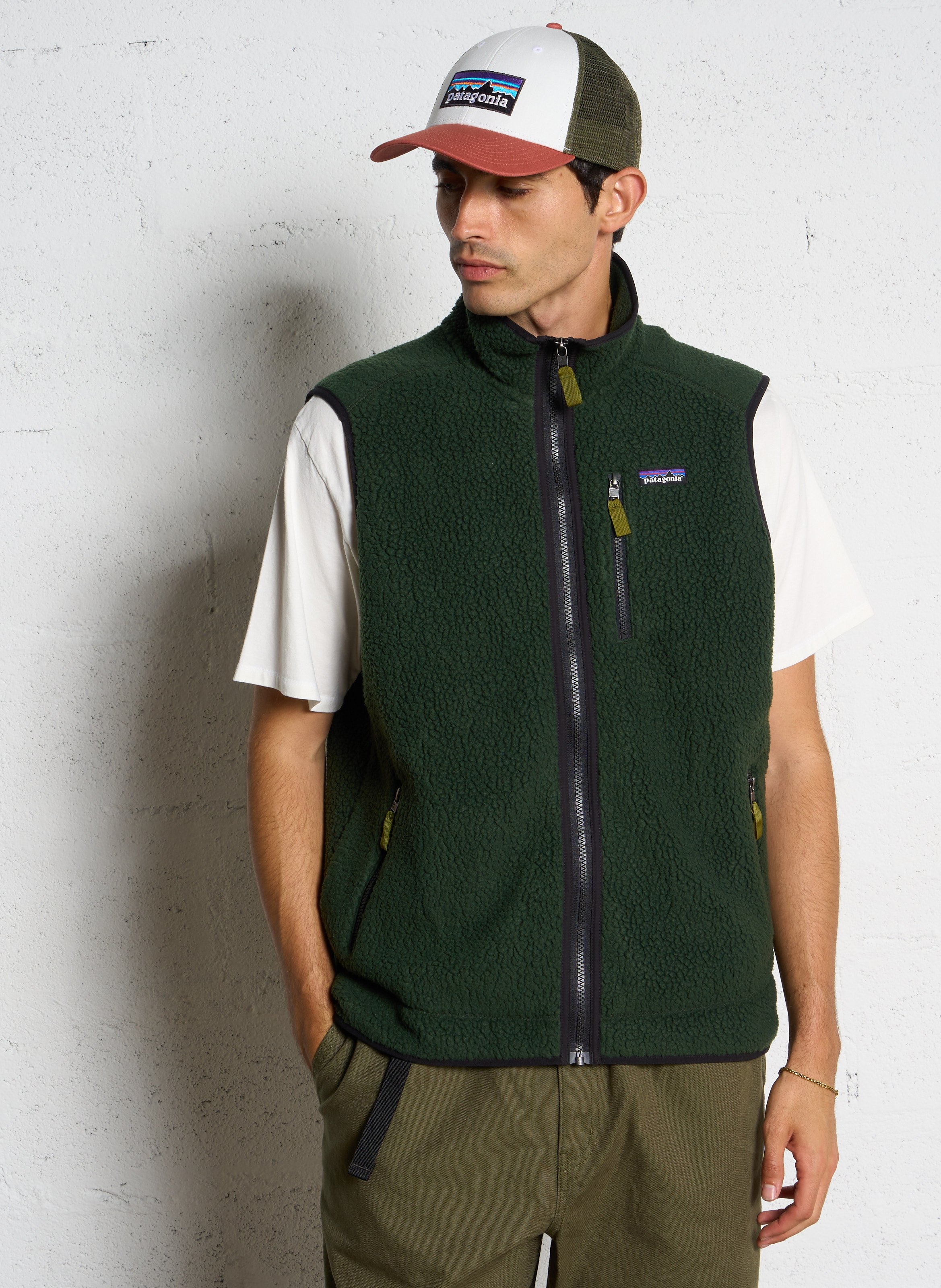 Sleeveless fleece PATAGONIA Green