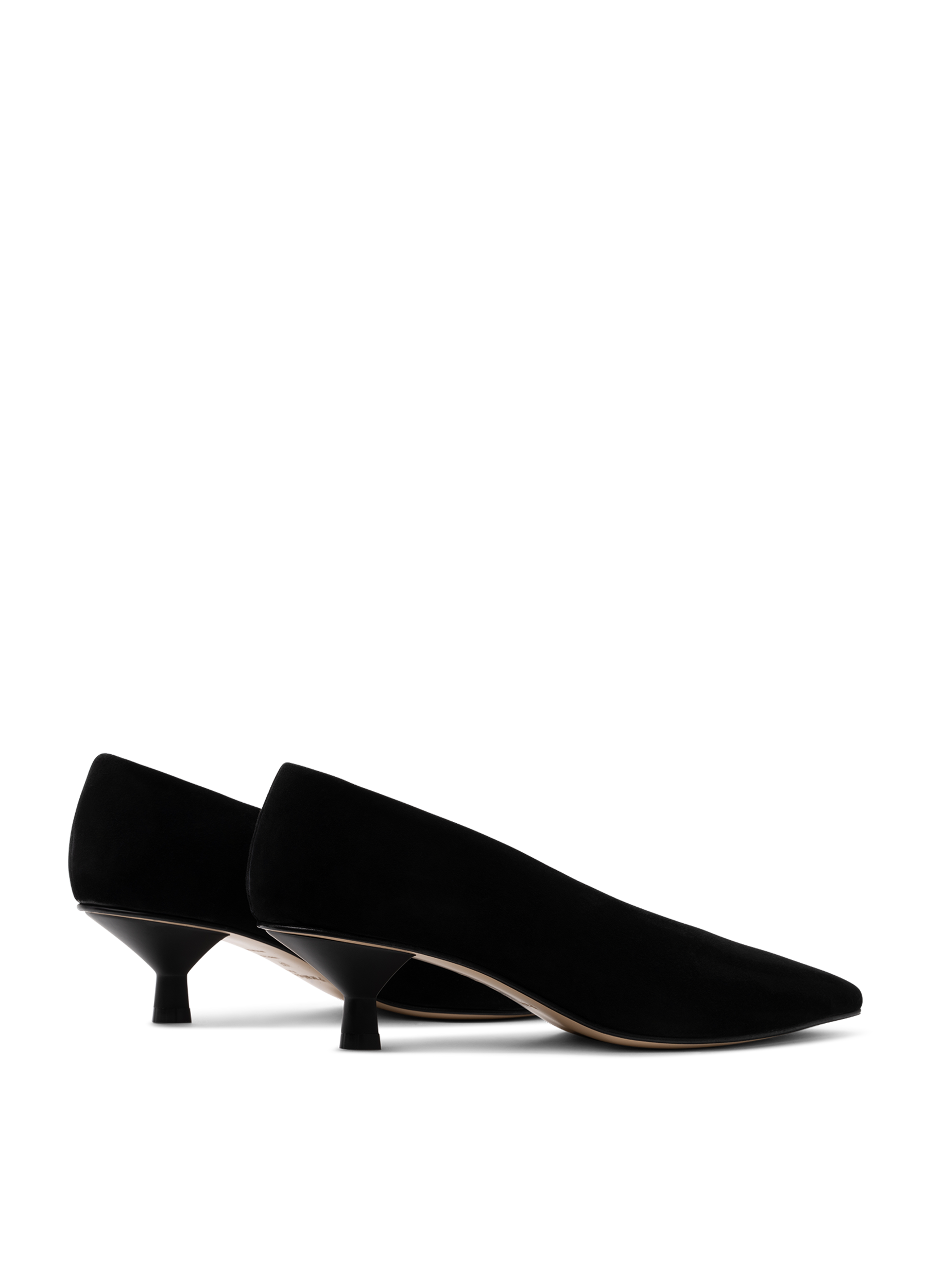 Black goat leather pumps PARALLELE PARIS Black