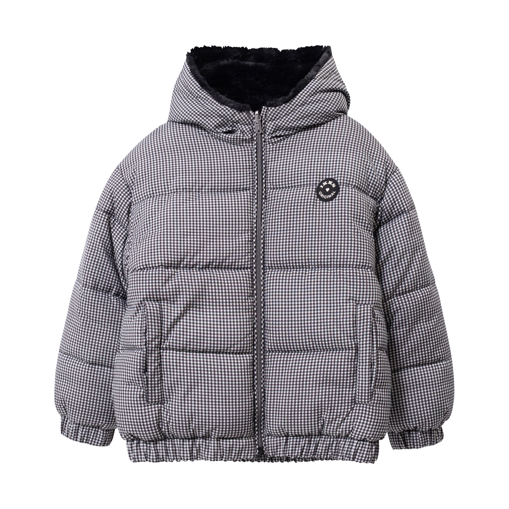 Doudoune droite col montant IKKS JUNIOR Noir