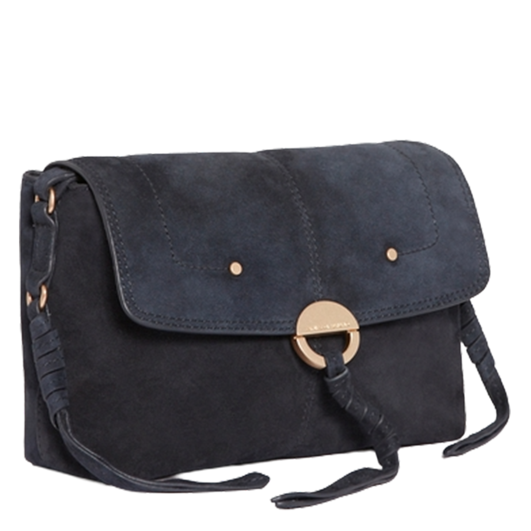 Dori leather shoulder bag VANESSA BRUNO Blue