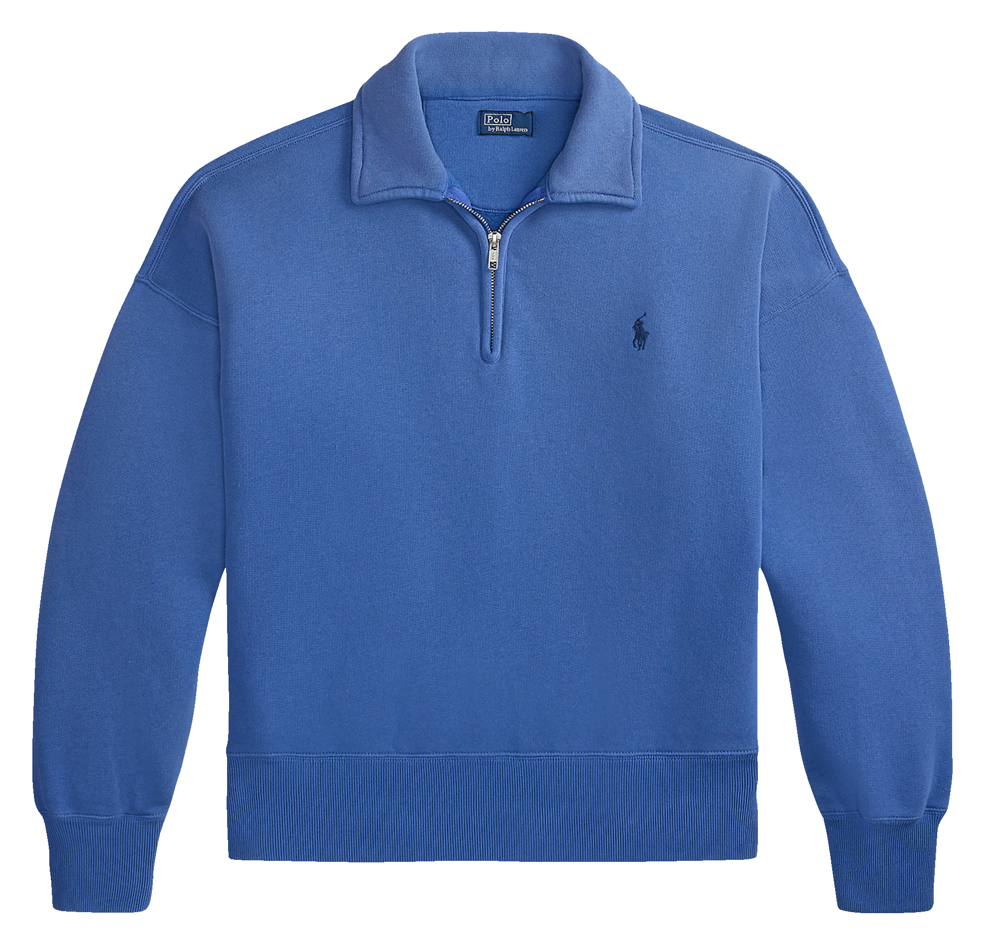 Oversize-Sweatshirt mit Stehkragen aus Baumwollmischung POLO RALPH LAUREN Blau