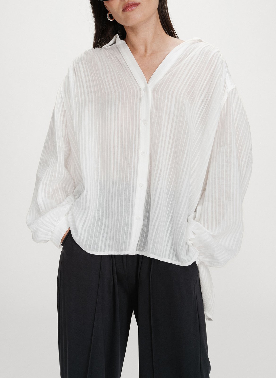 Chemise ample à rayures  GRACE ET MILA