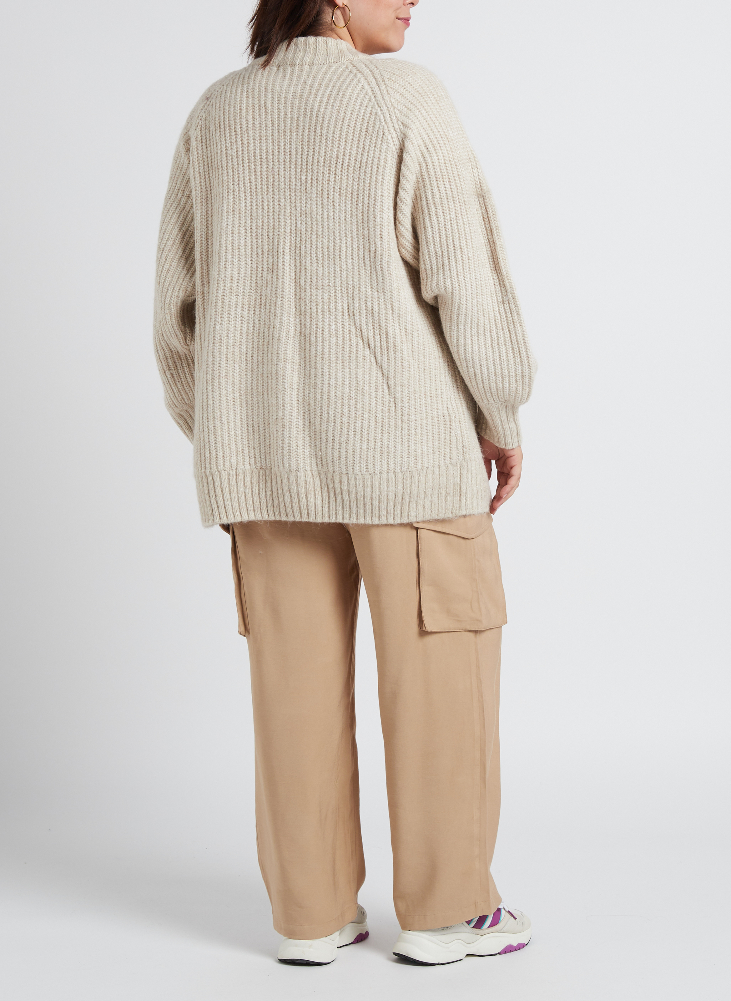 Besticktes Rundhals-T-Shirt aus Bio-Baumwolle TOMMY HILFIGER Weiss