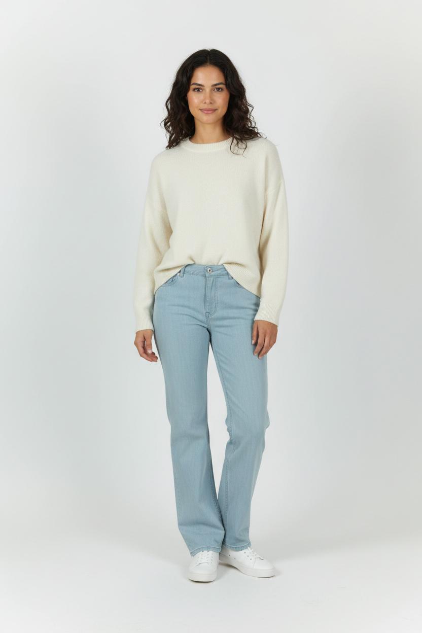 Cropped slim jeans with studs A.P.C - Seconde main Blue