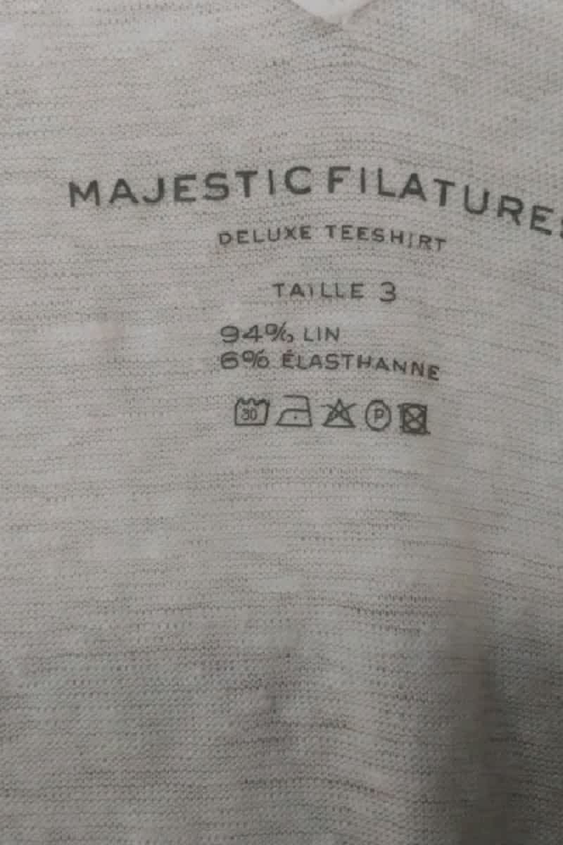 Top sans manche MAJESTIC FILATURES - SECONDE MAIN Blanc