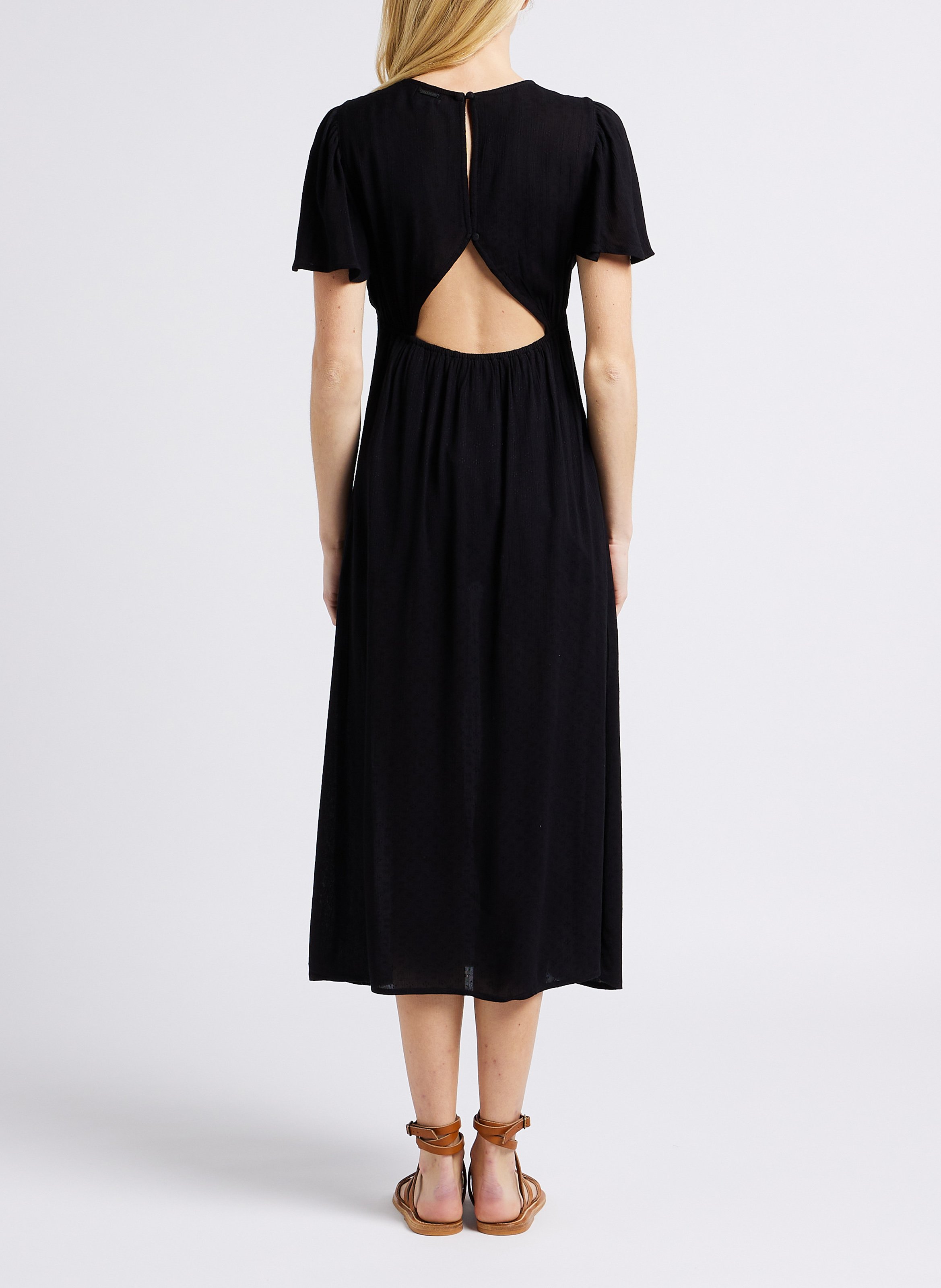 Vestido largo de playa BILLABONG Negro