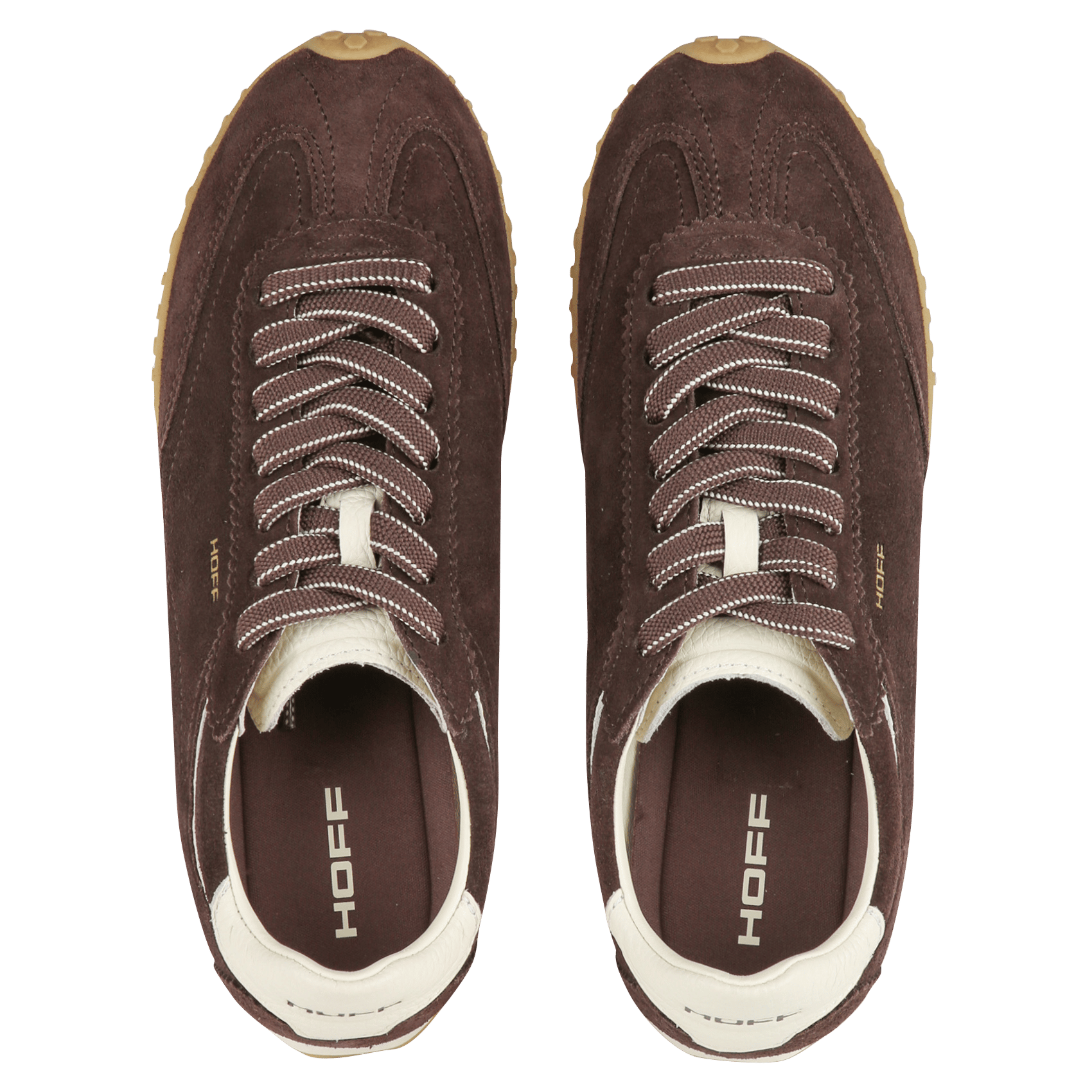 Baskets basses en cuir HOFF Marron