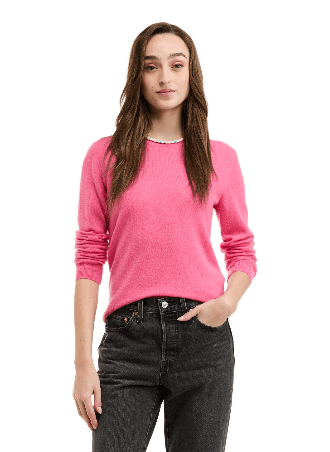 Cashmere sweater AU PRINTEMPS PARIS Pink