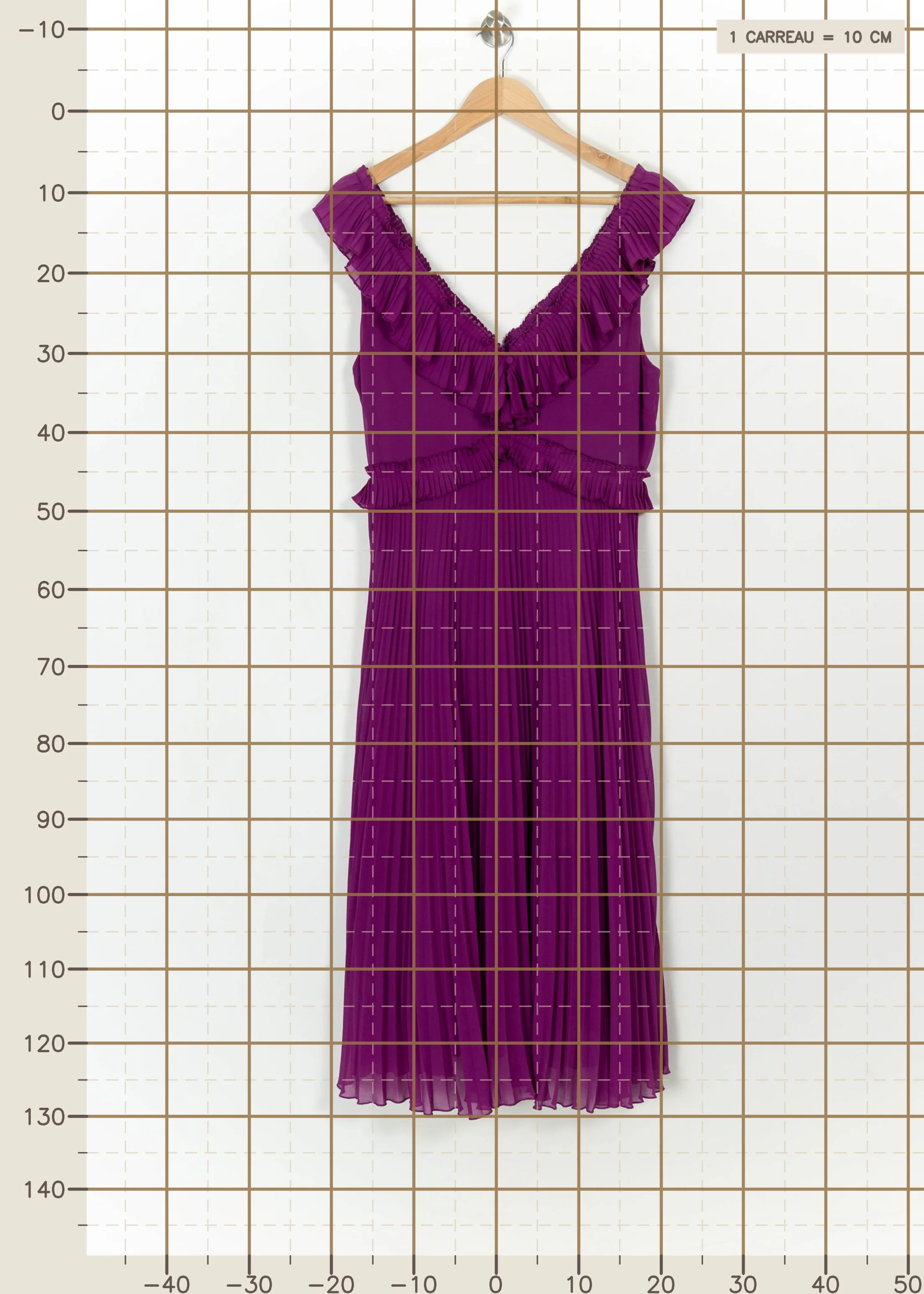 Long dress SEZANE - Seconde main Purple