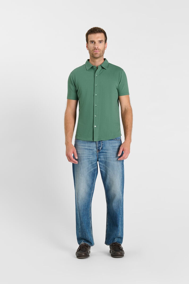 Chemise boutonnée LE TEMPS DES CERISES Vert
