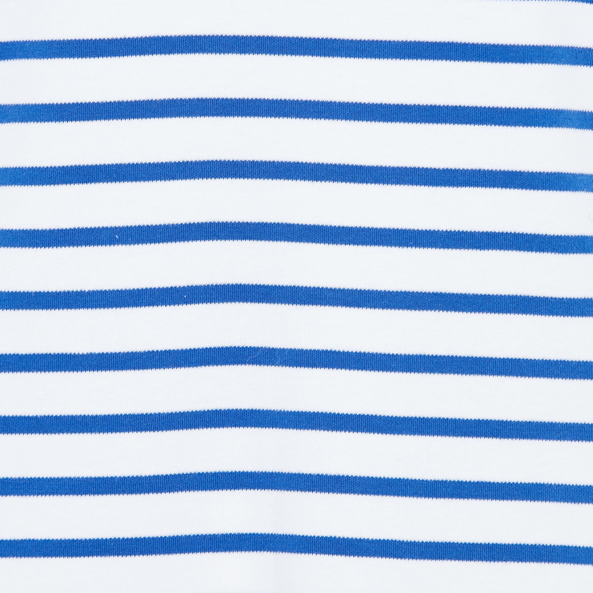 Robe col rond en coton rayé ARMOR LUX Blanc