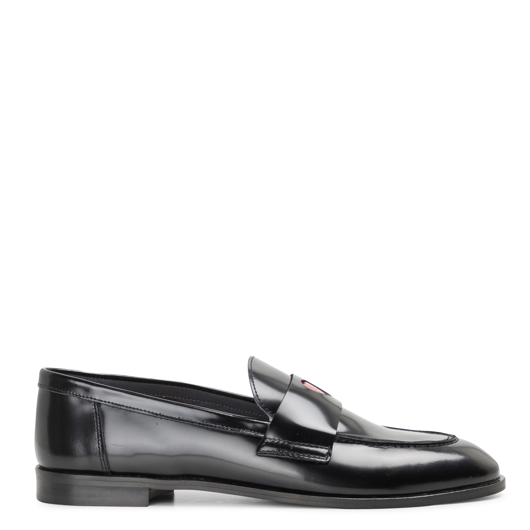 Leather moccasins JONAK Black