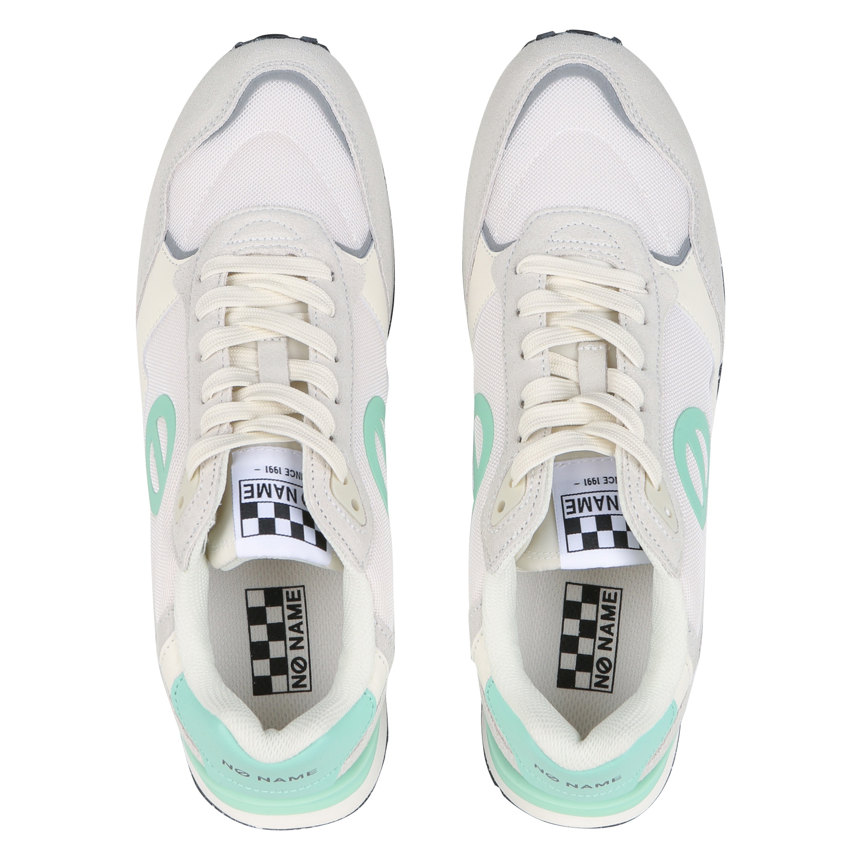 Zapatillas altas de ante NO NAME Blanco