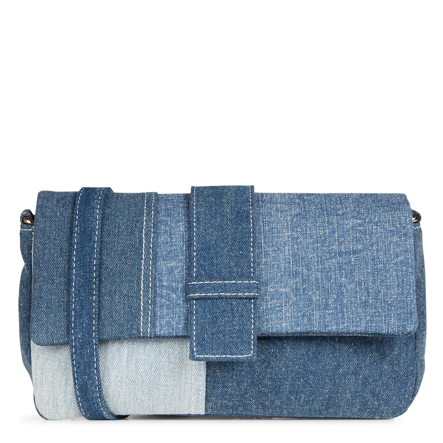 Sac bandoulière en coton AU PRINTEMPS PARIS Bleu