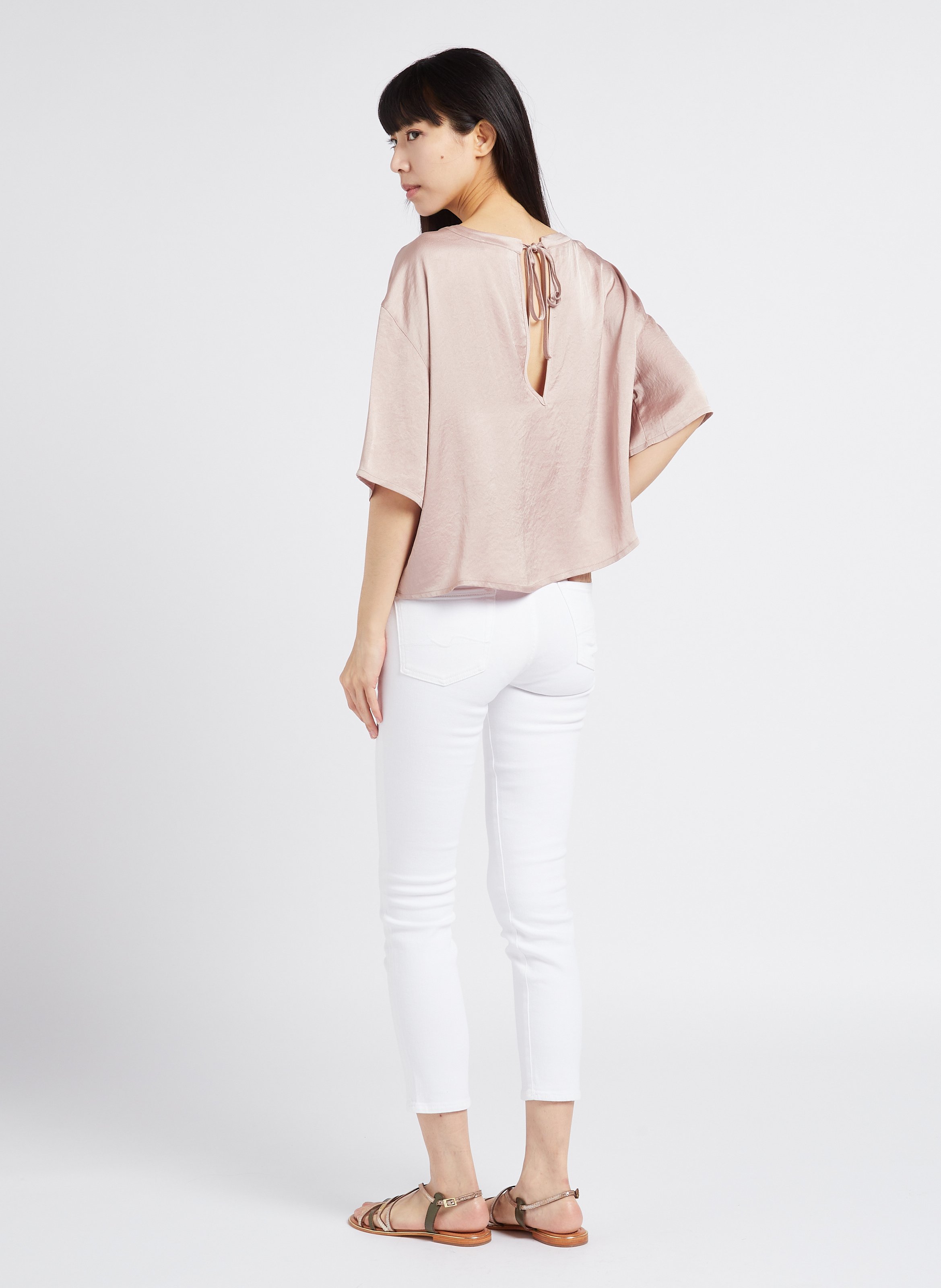 Skinny jeans | katoenblend 7 FOR ALL MANKIND Wit