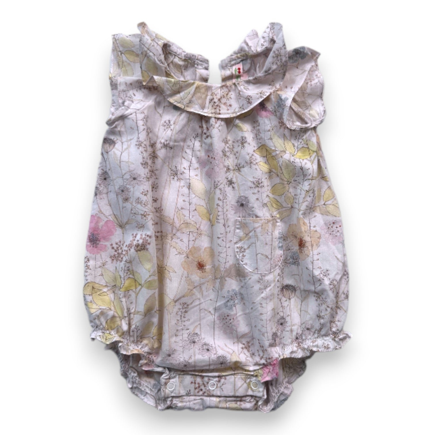 Pink Baby Romper - 6 months BONPOINT - Seconde Main Pink