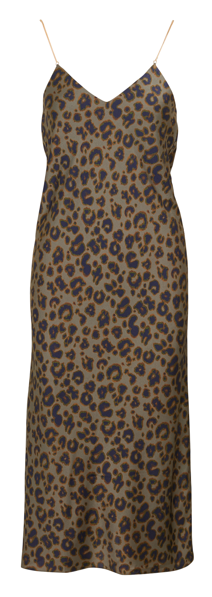 Robe longue ajustée encolure V BA&SH Kaki