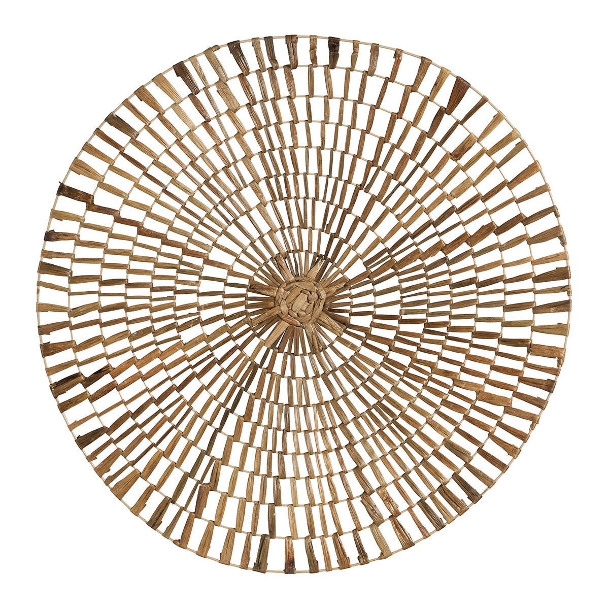 Décoration murale osier naturel BLANC D'IVOIRE Beige