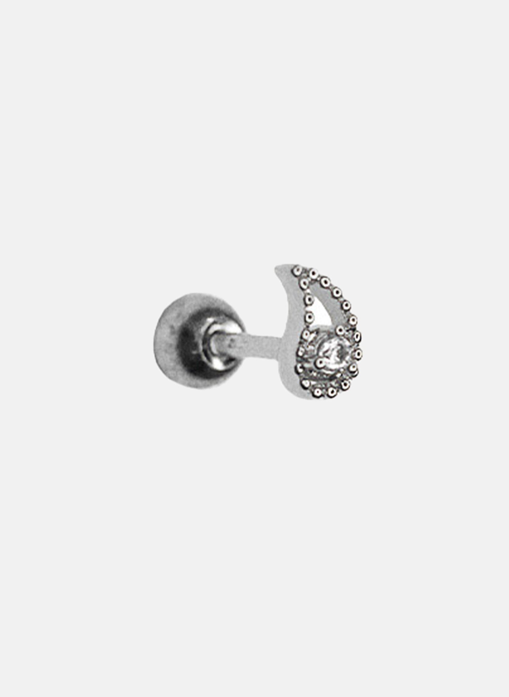 Piercing iva drop AEC Paris Silver
