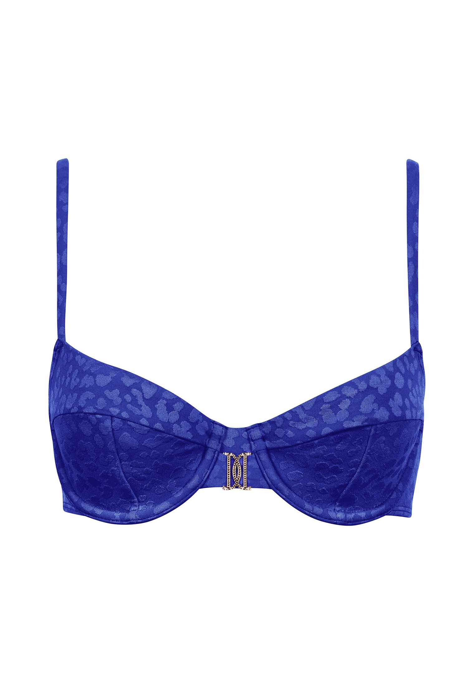 Haut de maillot de bain balconnet Bleu