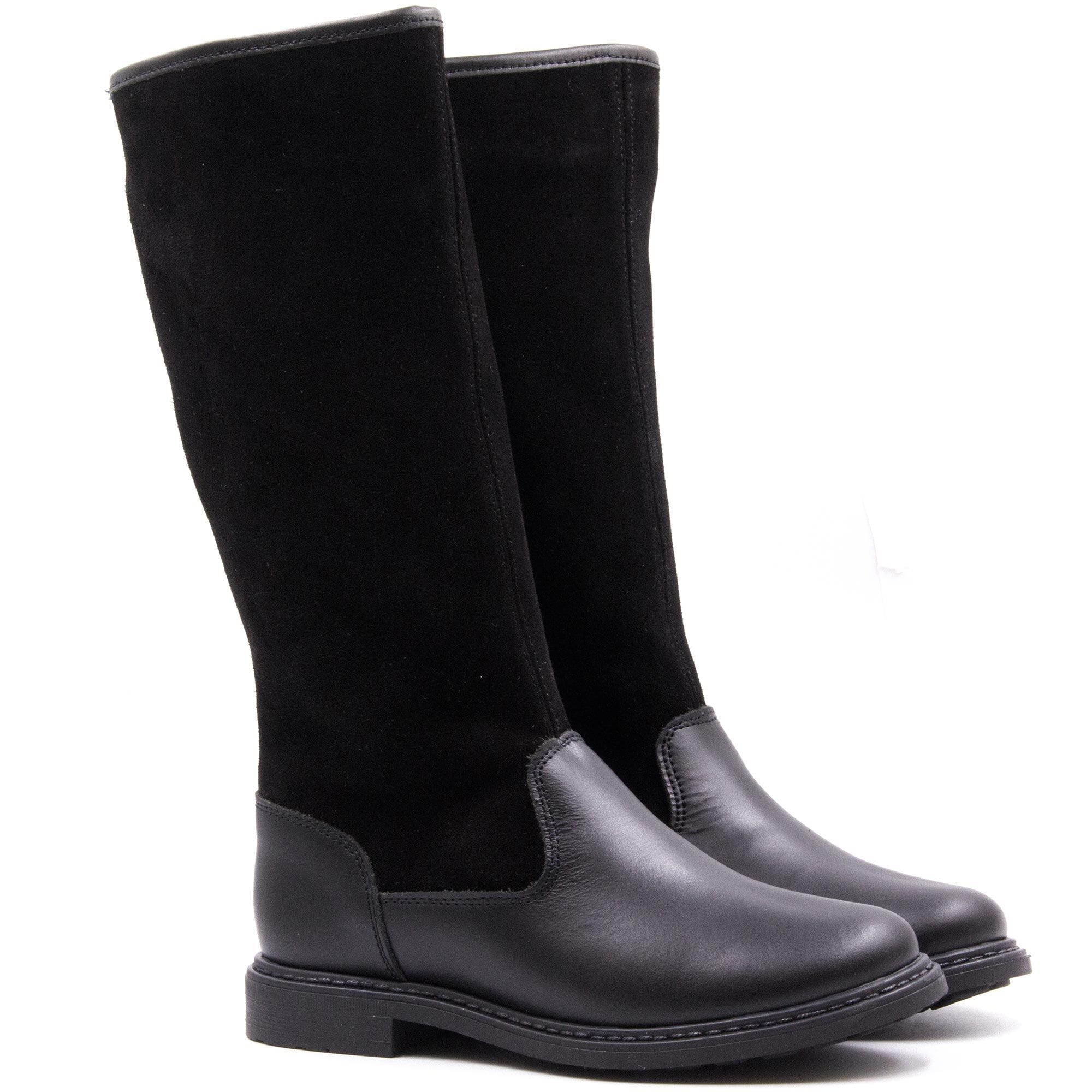 Girl's fur-lined boots Boni & Sidonie Black