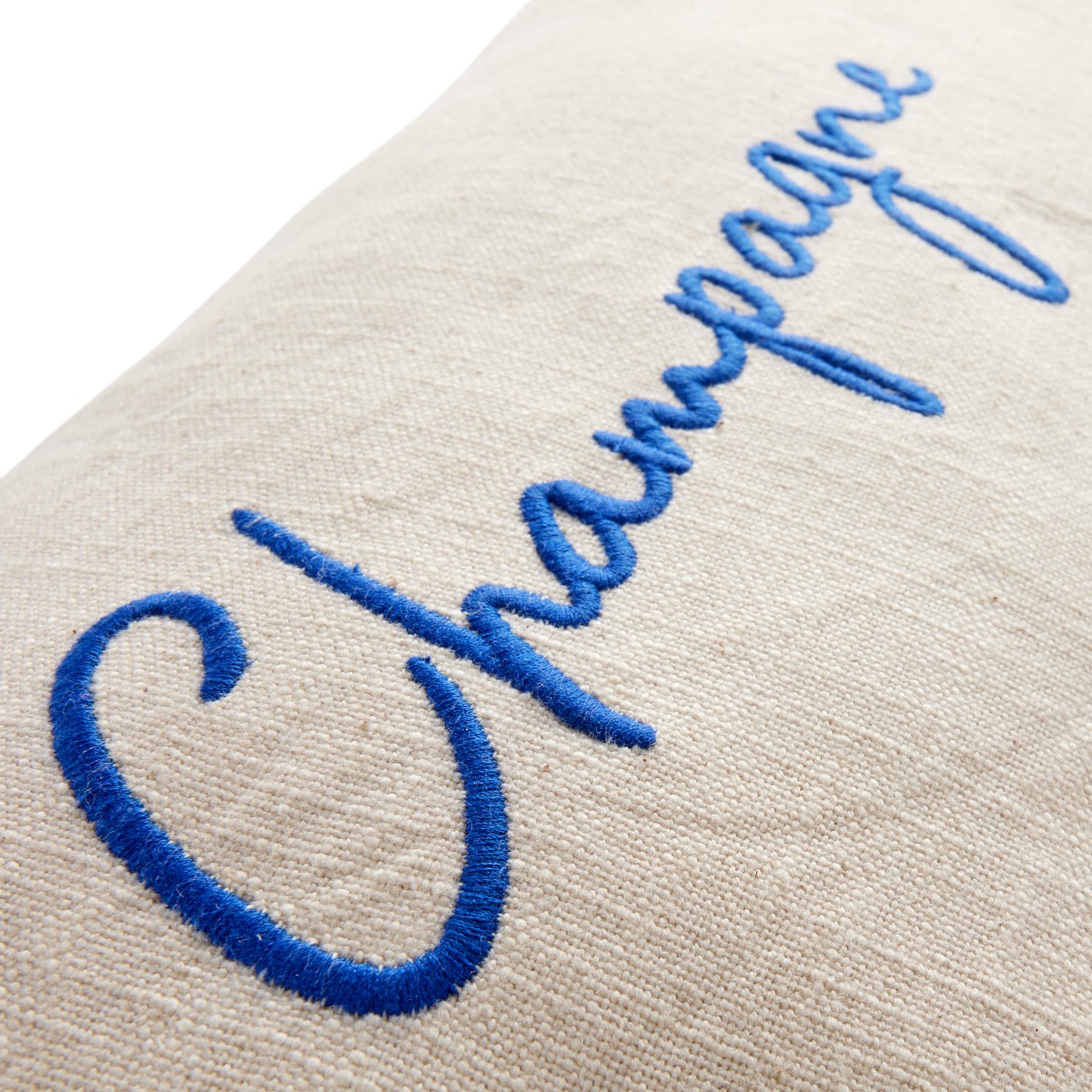 Set of 2 cotton removable cushion covers TODAY LINGE DE MAISON Blue