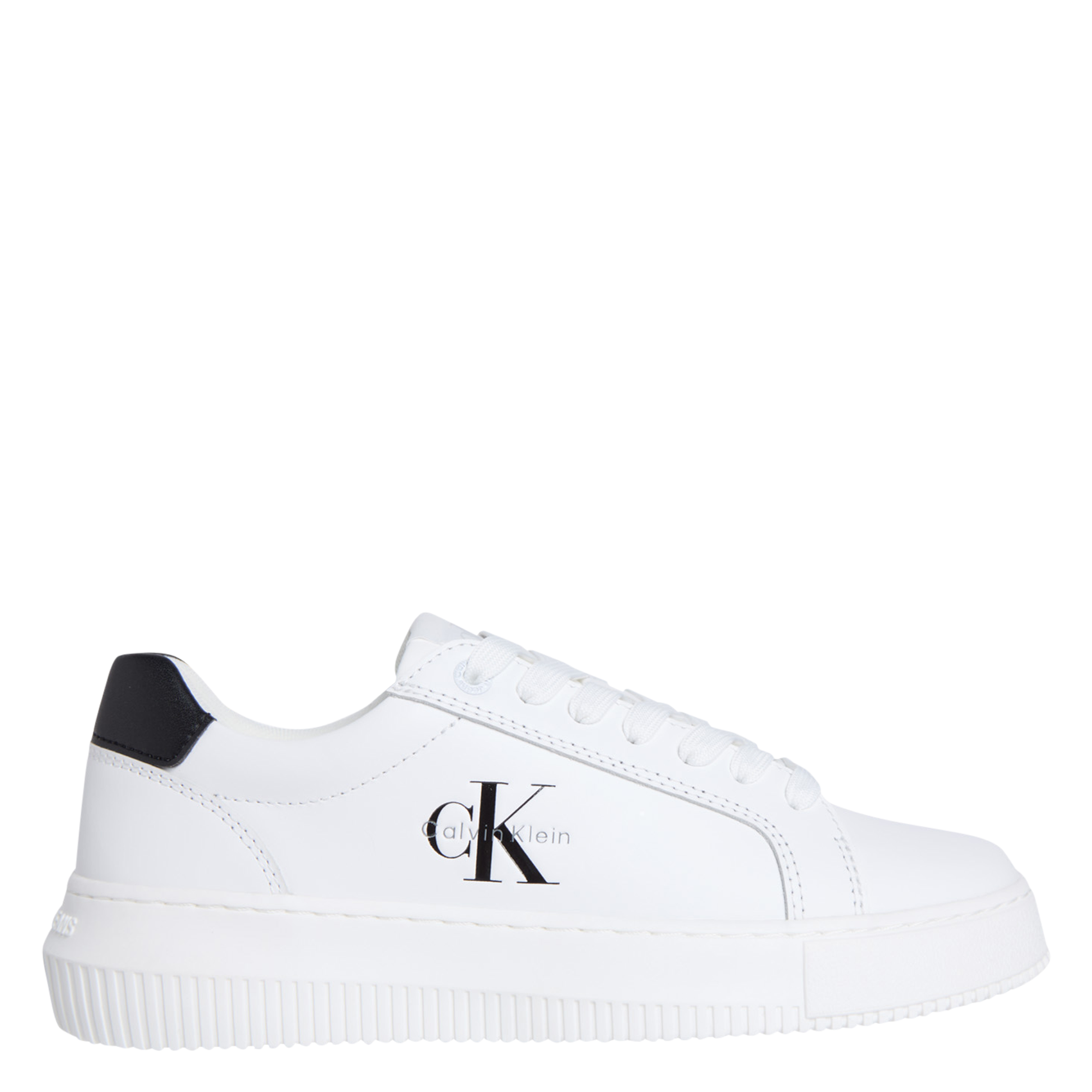 Baskets basses à logo en cuir CALVIN KLEIN