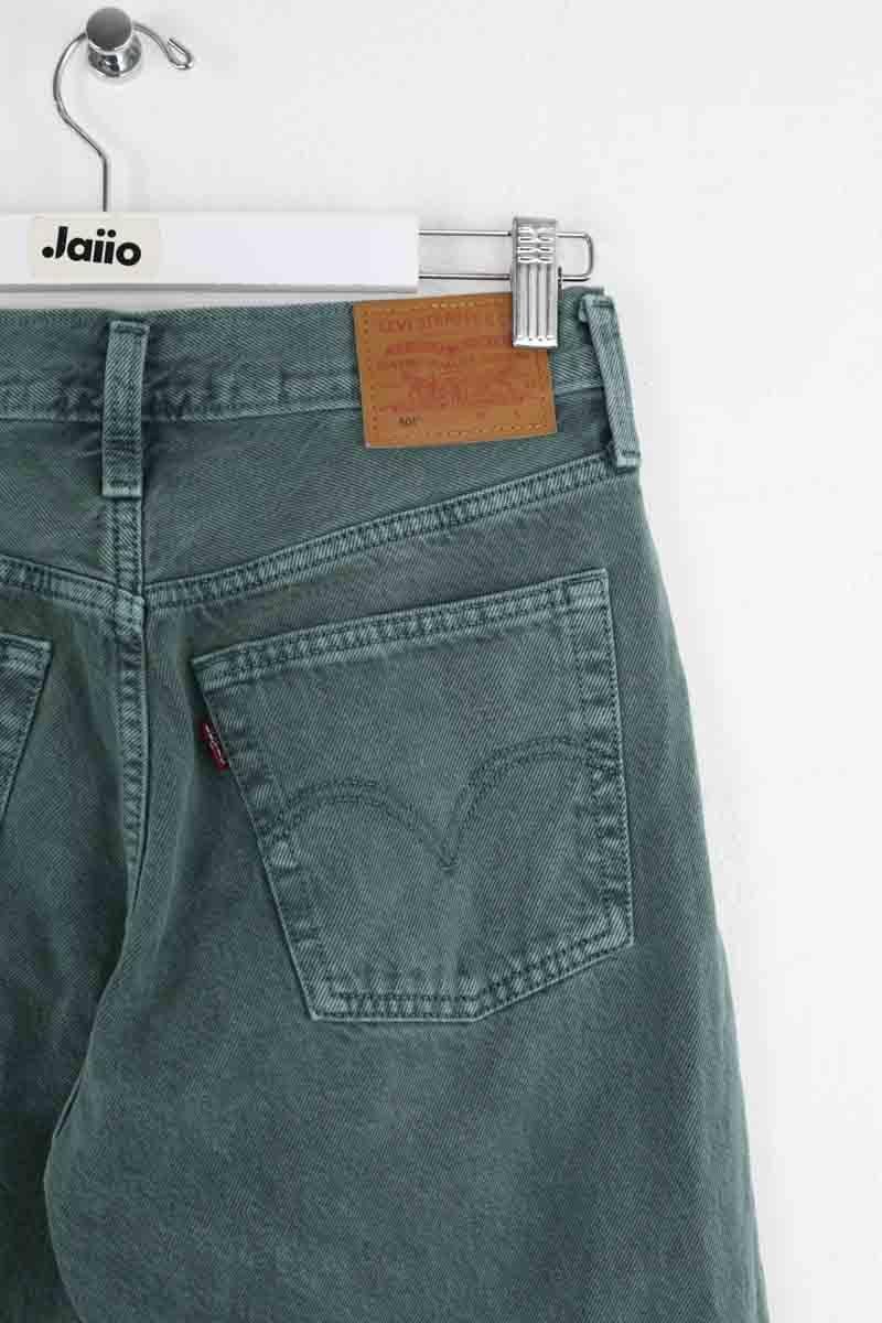 Cotton straight jeans LEVI'S - Seconde main Green