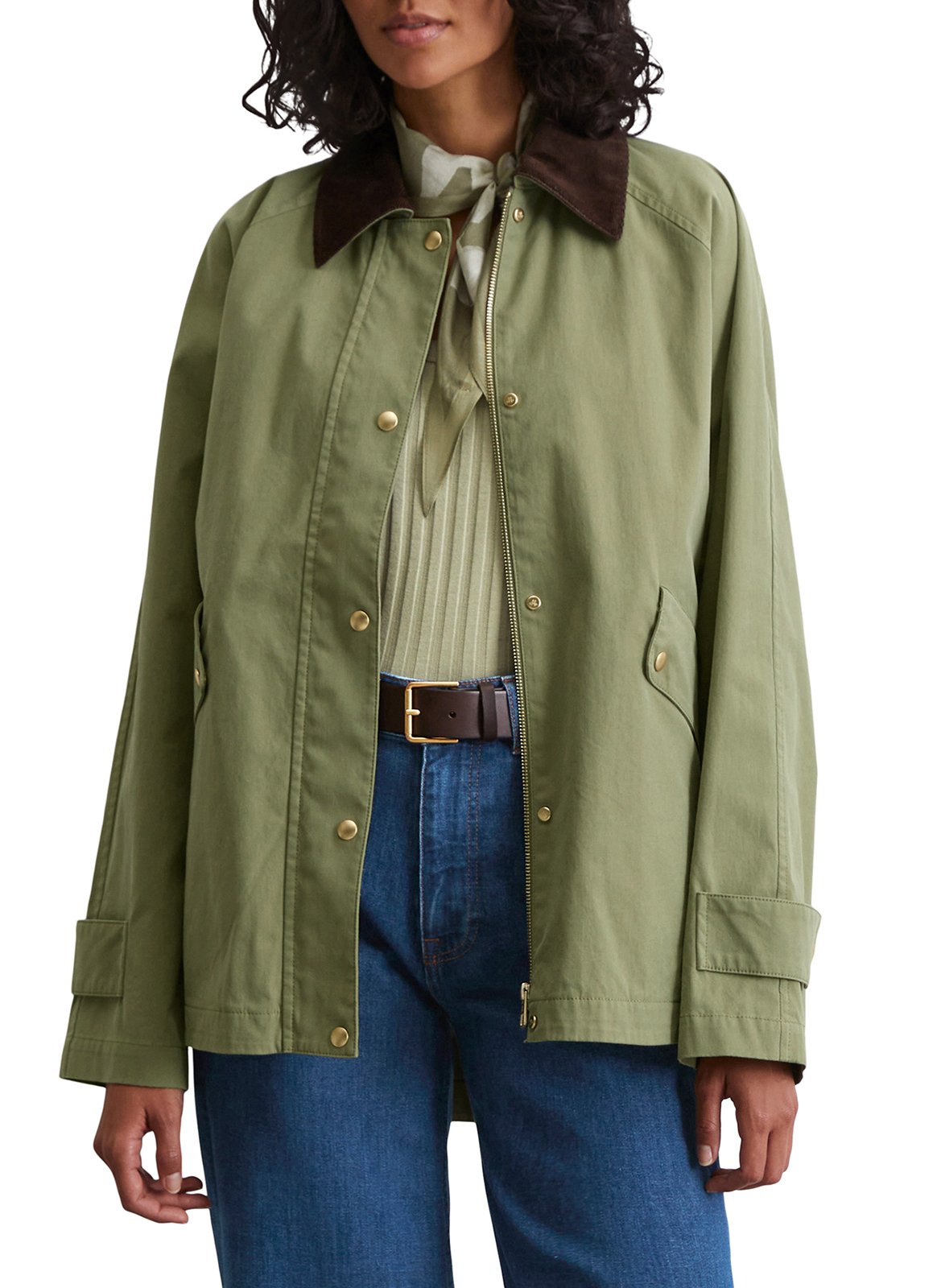 Veste col classique en coton mélangé MARC O&#039;POLO