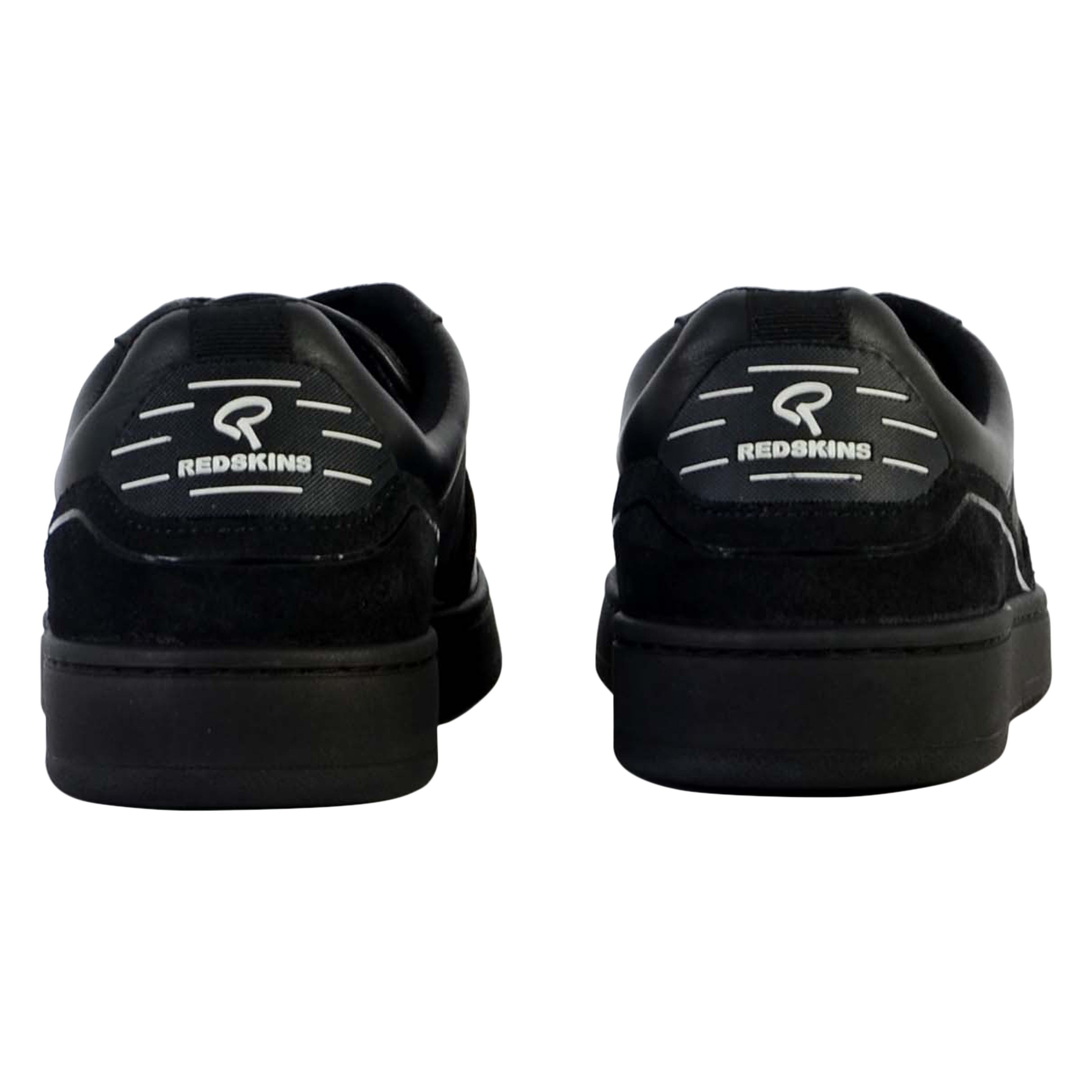 Basket cuir  attrait REDSKINS Noir