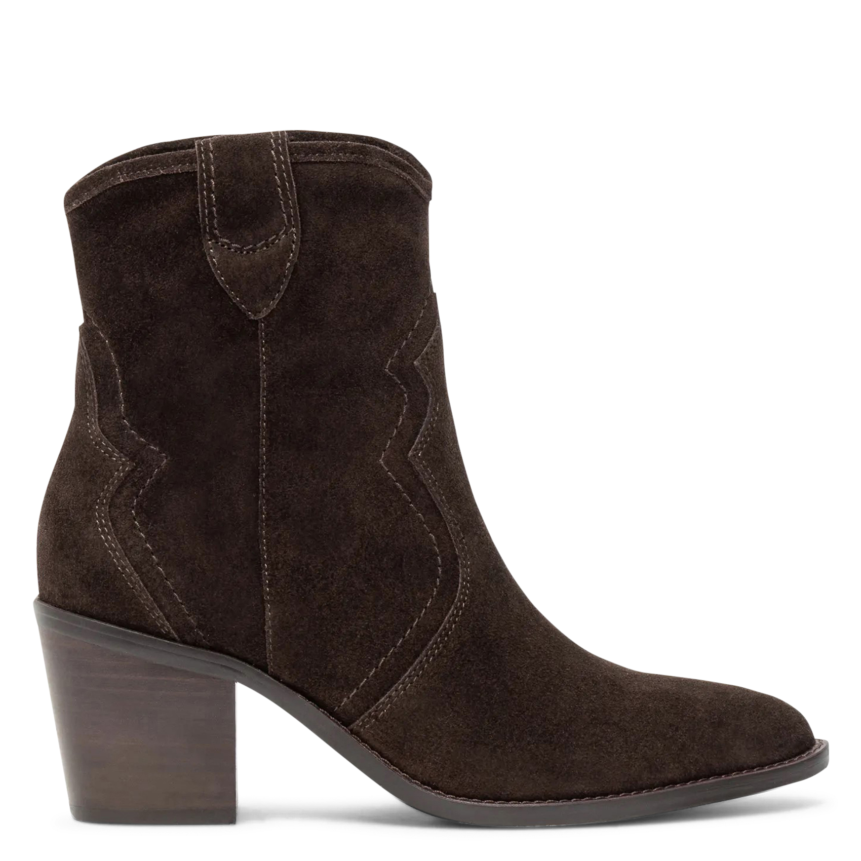 Ankle boots with heel BOCAGE Brown