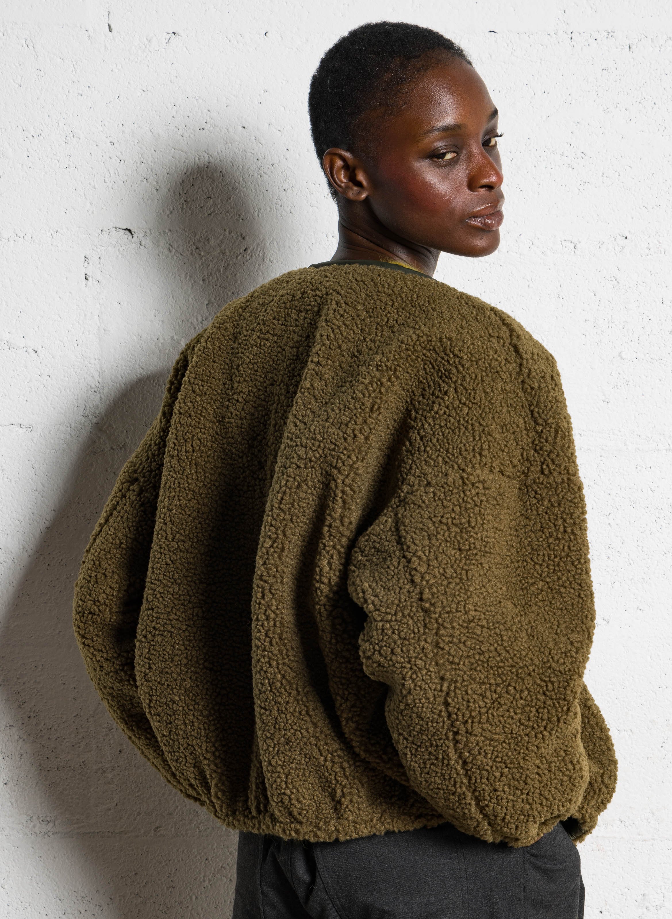 Oversized omkeerbare jas BELLEROSE Groen