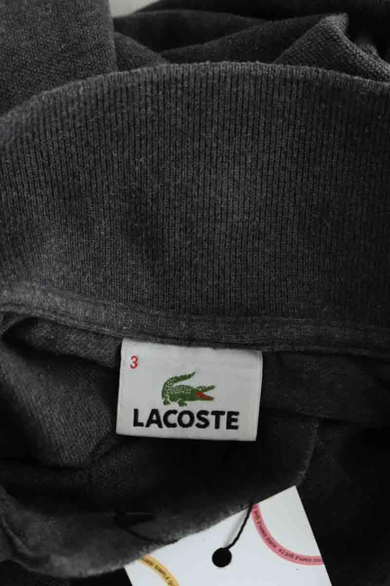 Cotton polo shirt LACOSTE - SECONDE MAIN Grey