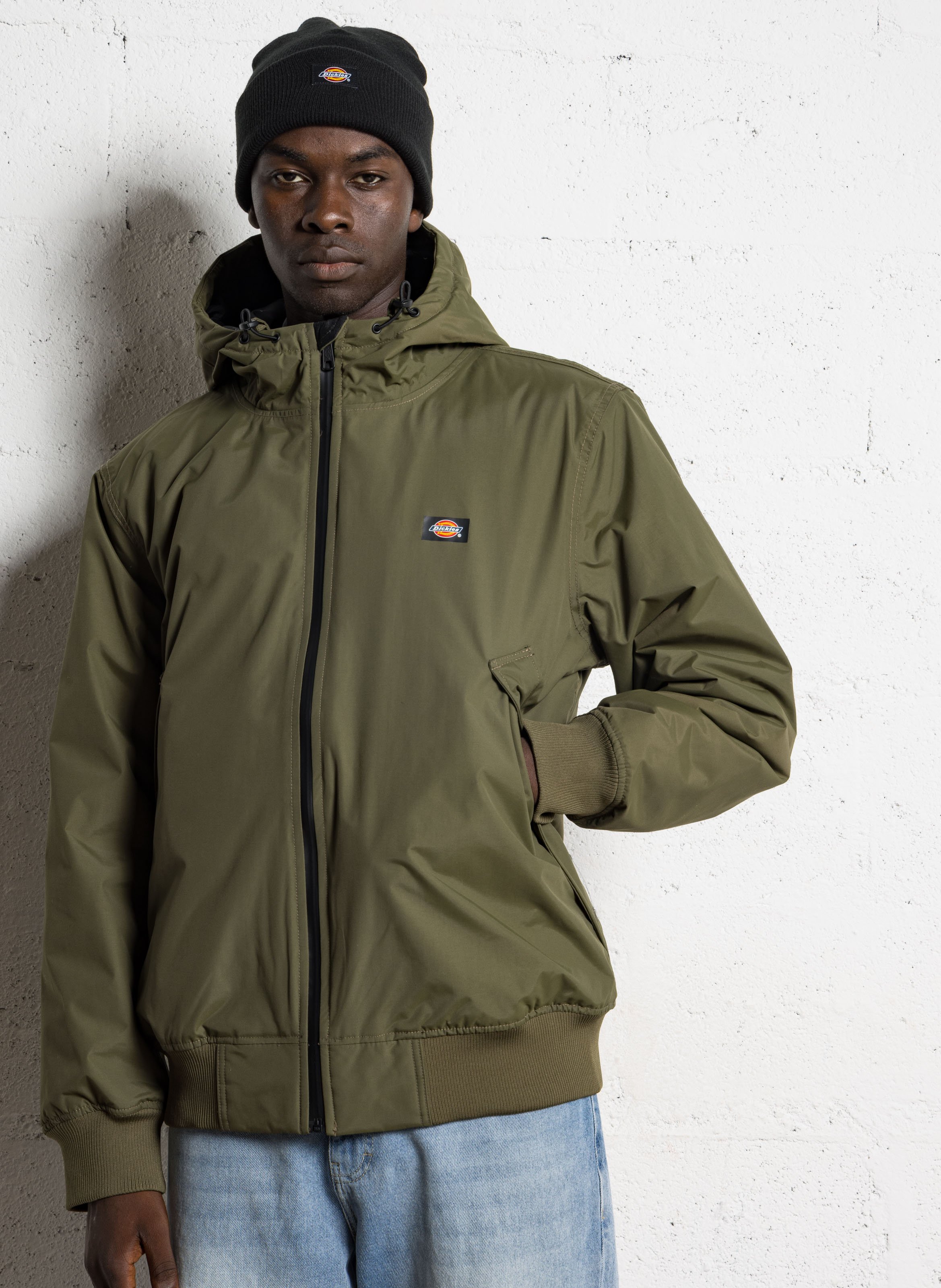 Jasje met opstaande kraag DICKIES Kaki