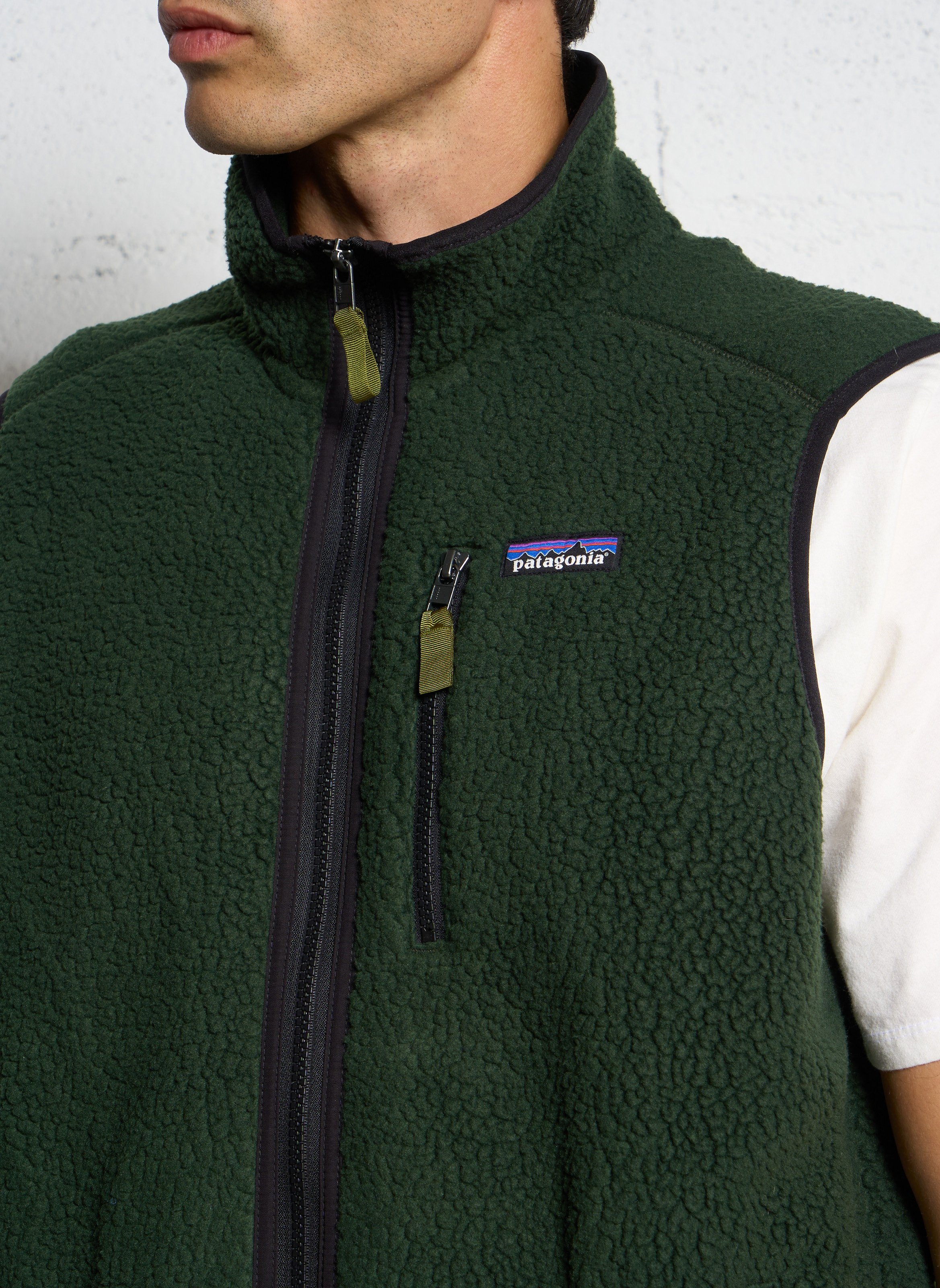 Sleeveless fleece PATAGONIA Green