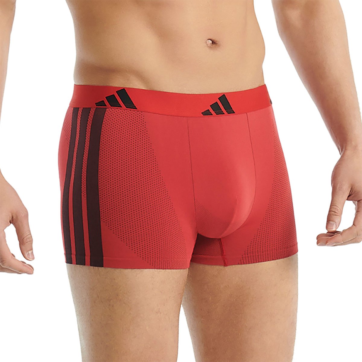 Set of 2 Adidas Sport Micro Stretch Trunk Boxers ADIDAS UNDERWEAR Red